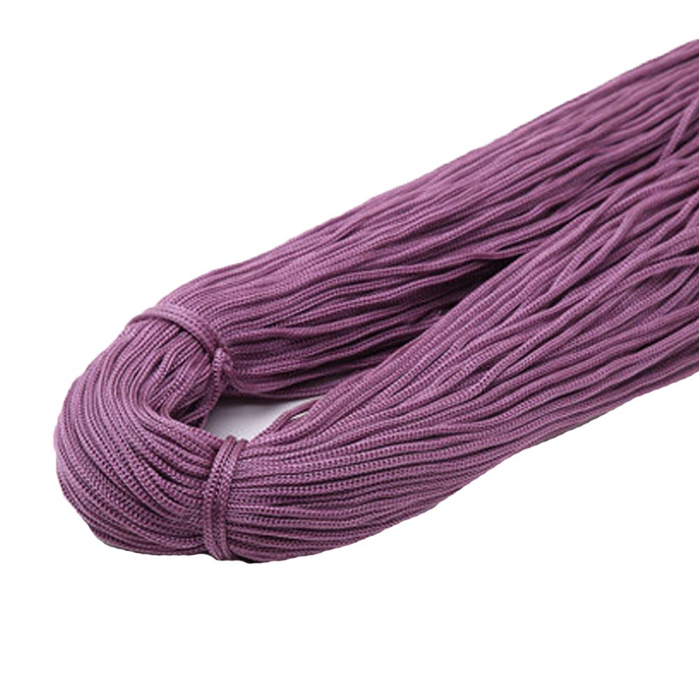 400g Knitting Yarn for Crochet Hats & Bags - Soft Hand Knitting Nylon Yarn in Pink & Purple - Perfect for DIY Crafts, Scarves, and Winter Accessories