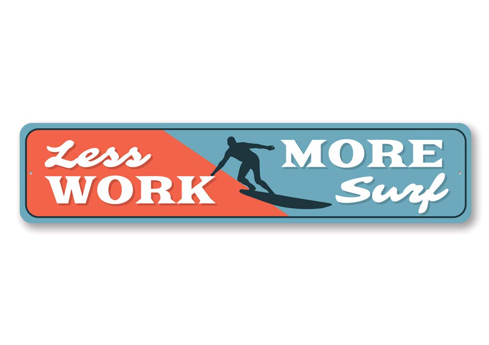Surfing Lover Aluminum Sign - 6