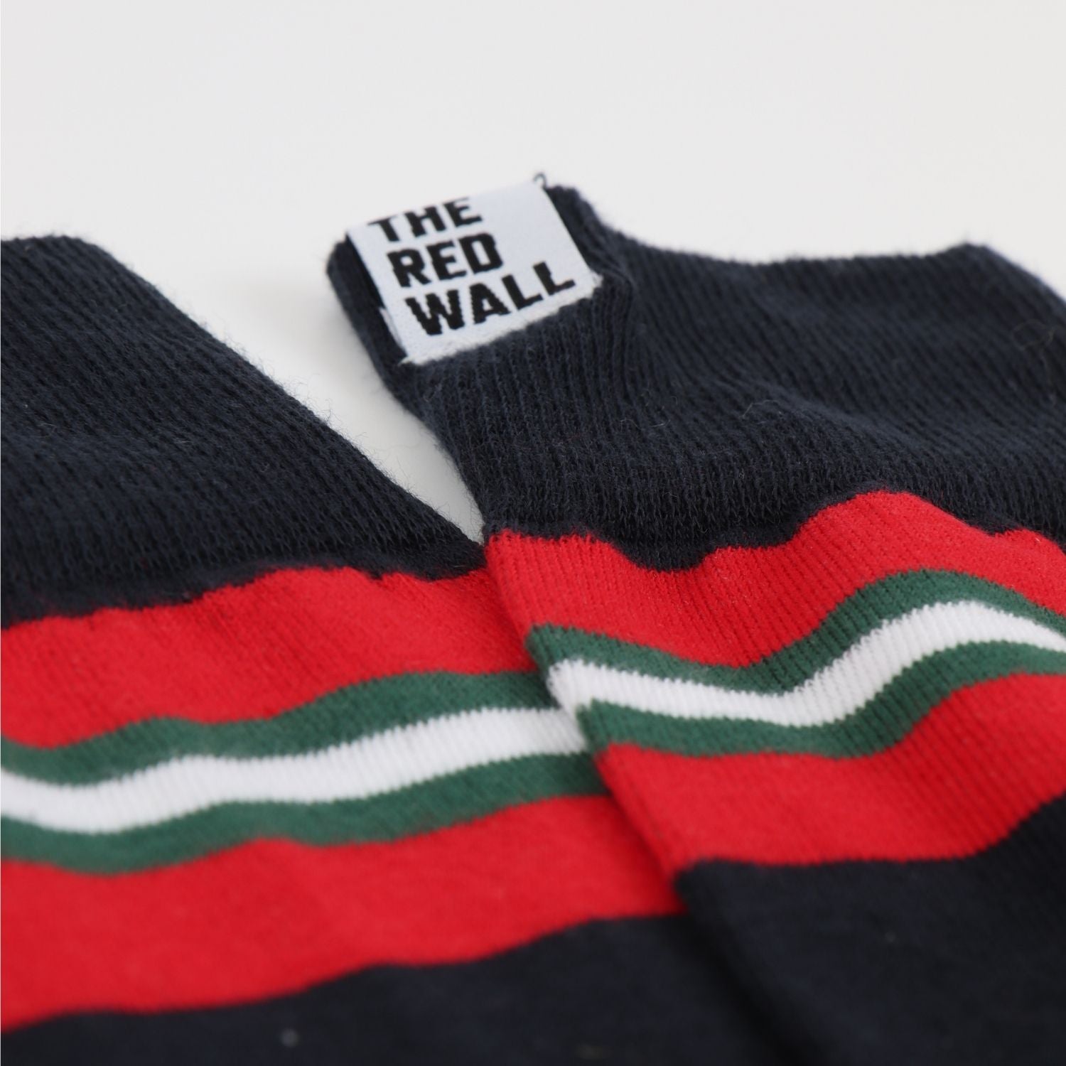 Red Striped Cotton Socks for Men & Women - Soft Breathable Casual Socks for Everyday Wear, Workout, and Home Comfort