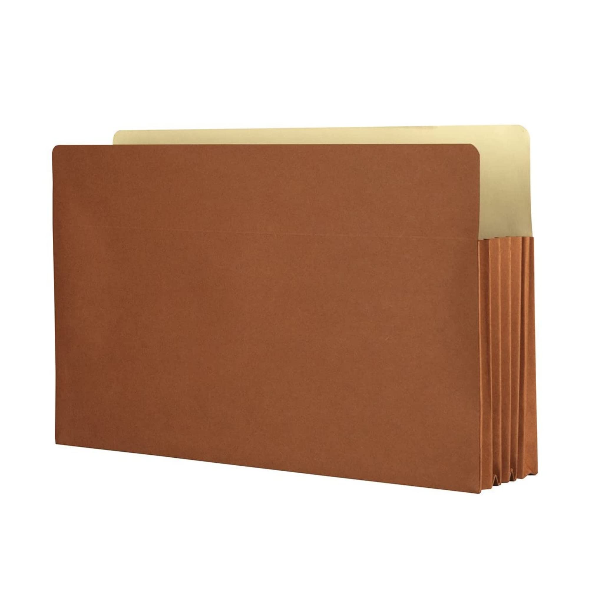 The File King Accordion File Folders - Letter Size (Box of 50) | 5.25