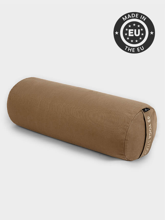 Organic Buckwheat Meditation Bolster Cushion for Yoga & Zen Relaxation - Eco-Friendly Support Pillow for Meditation, Yoga Studio, and Home Decor