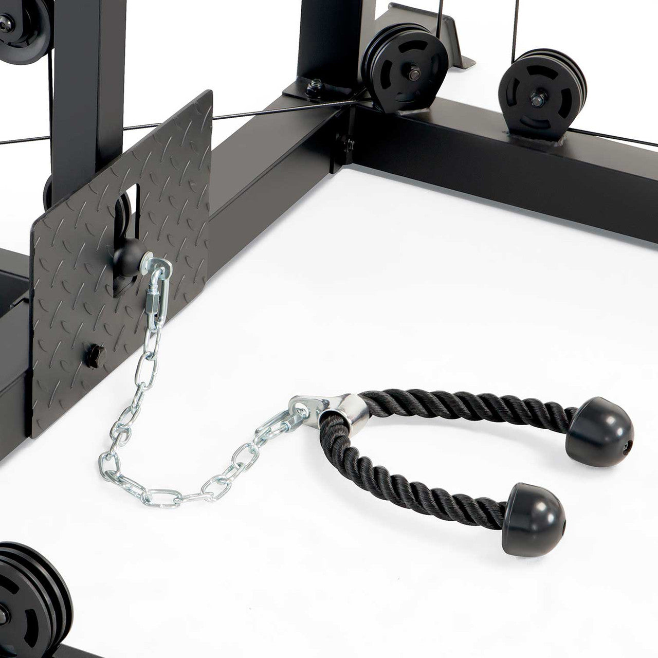 Marcy SM 4033 Smith Machine & Power Cage System with Pull-Up Bar, Landmine Station - Home Gym Strength Training Equipment for Weightlifting & Fitness Workouts