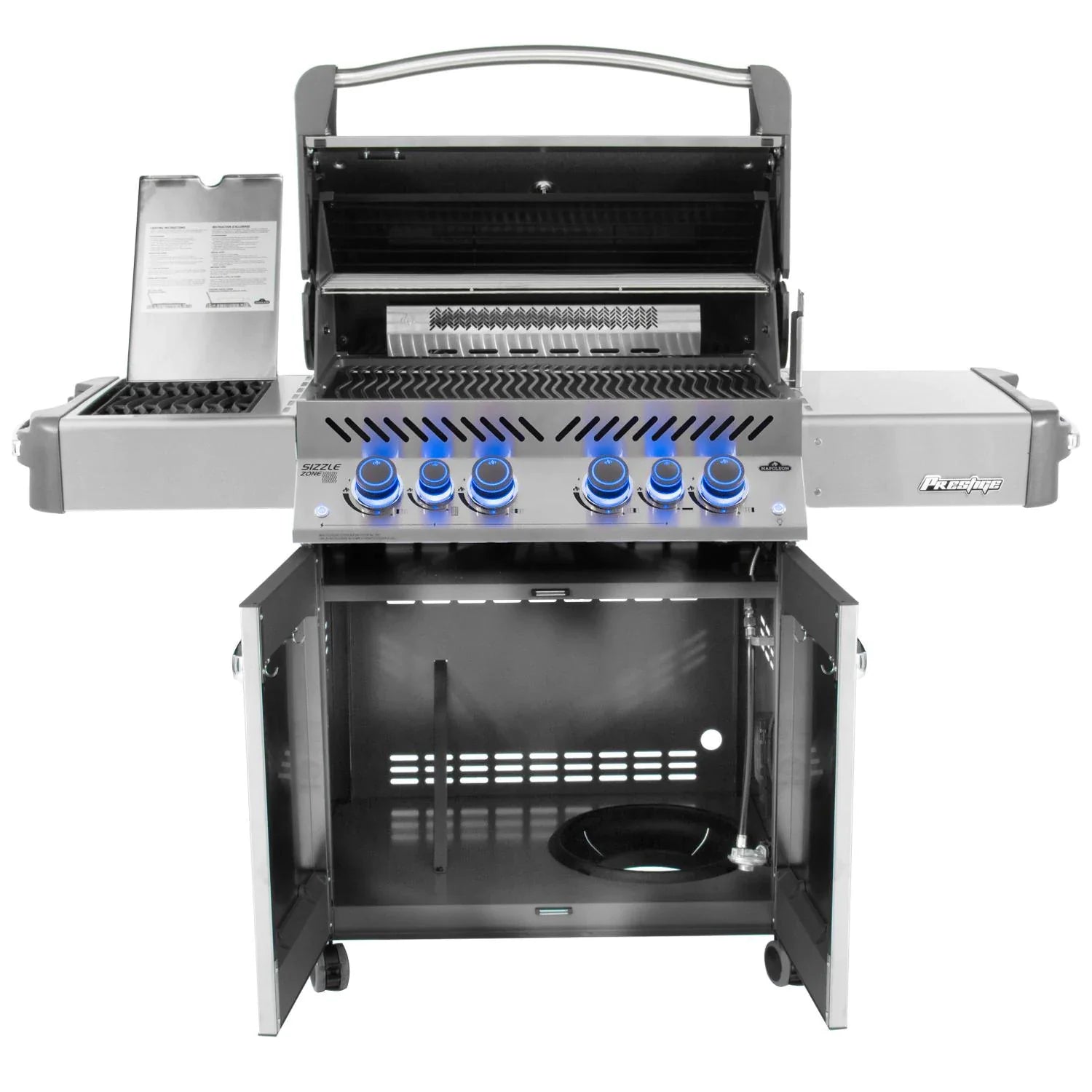 Napoleon Prestige 500 RSIB 4-Burner Stainless Steel Gas Grill - P500RSIBPSS | Outdoor BBQ, Backyard Cooking, Patio Entertaining