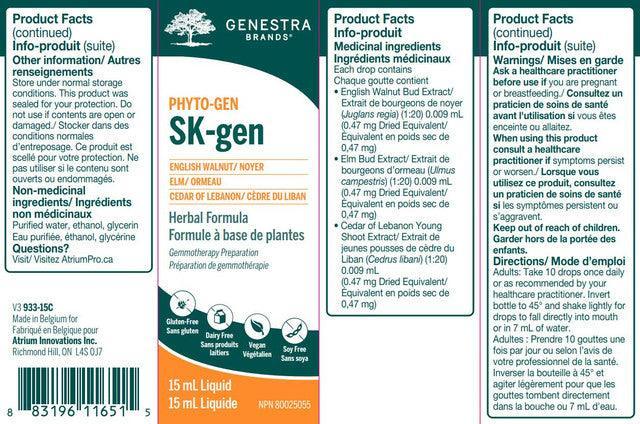 Genestra SKn Gen 15ml - Premium Skincare Serum for Anti-Aging & Hydration - Perfect for Daily Facial Care Routine & Nighttime Skin Repair