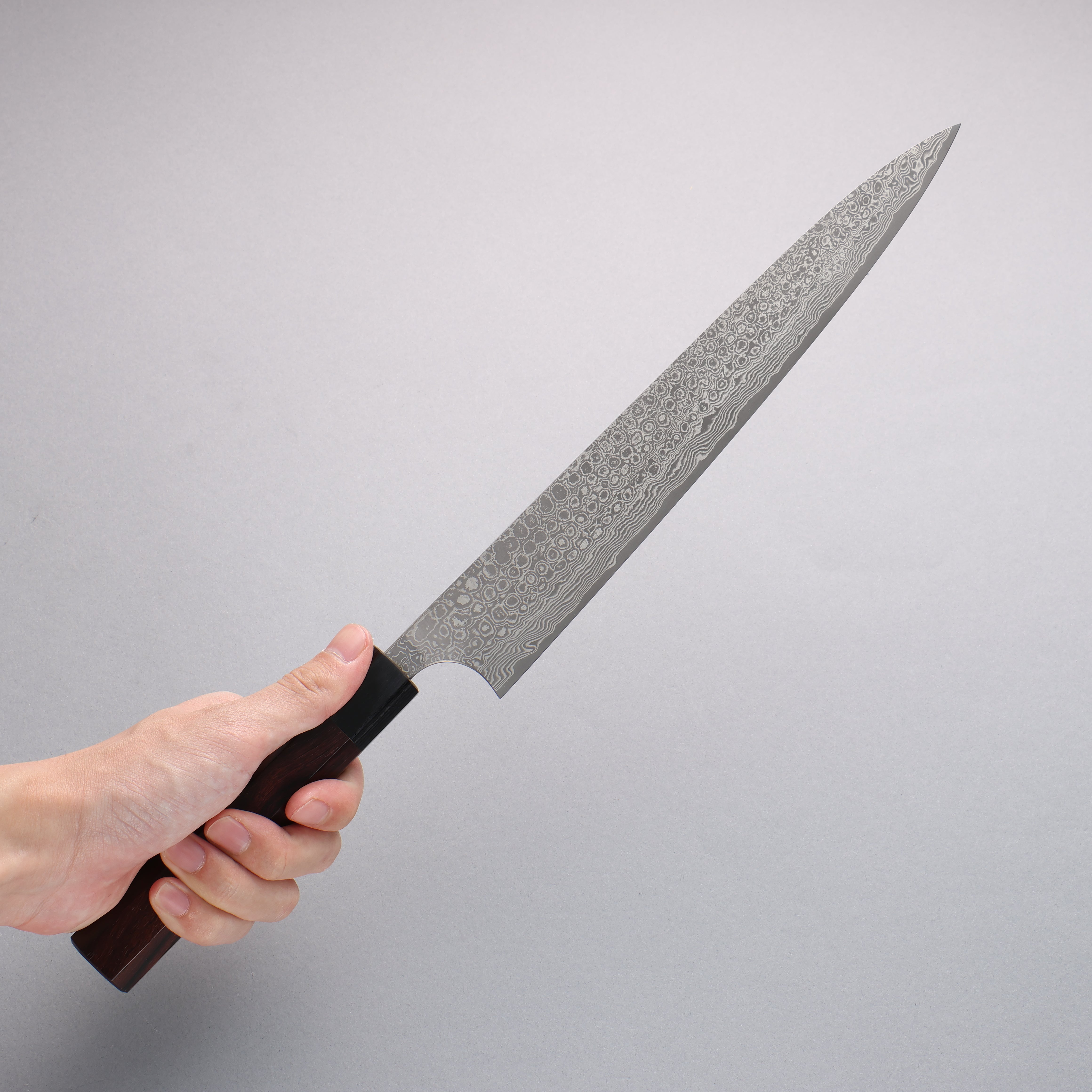 Masakage Kumo VG10 Damascus Sujihiki Knife 270mm - Premium Japanese Chef Knife with Shitan Handle - Perfect for Slicing Meat, Sushi & Precision Cutting