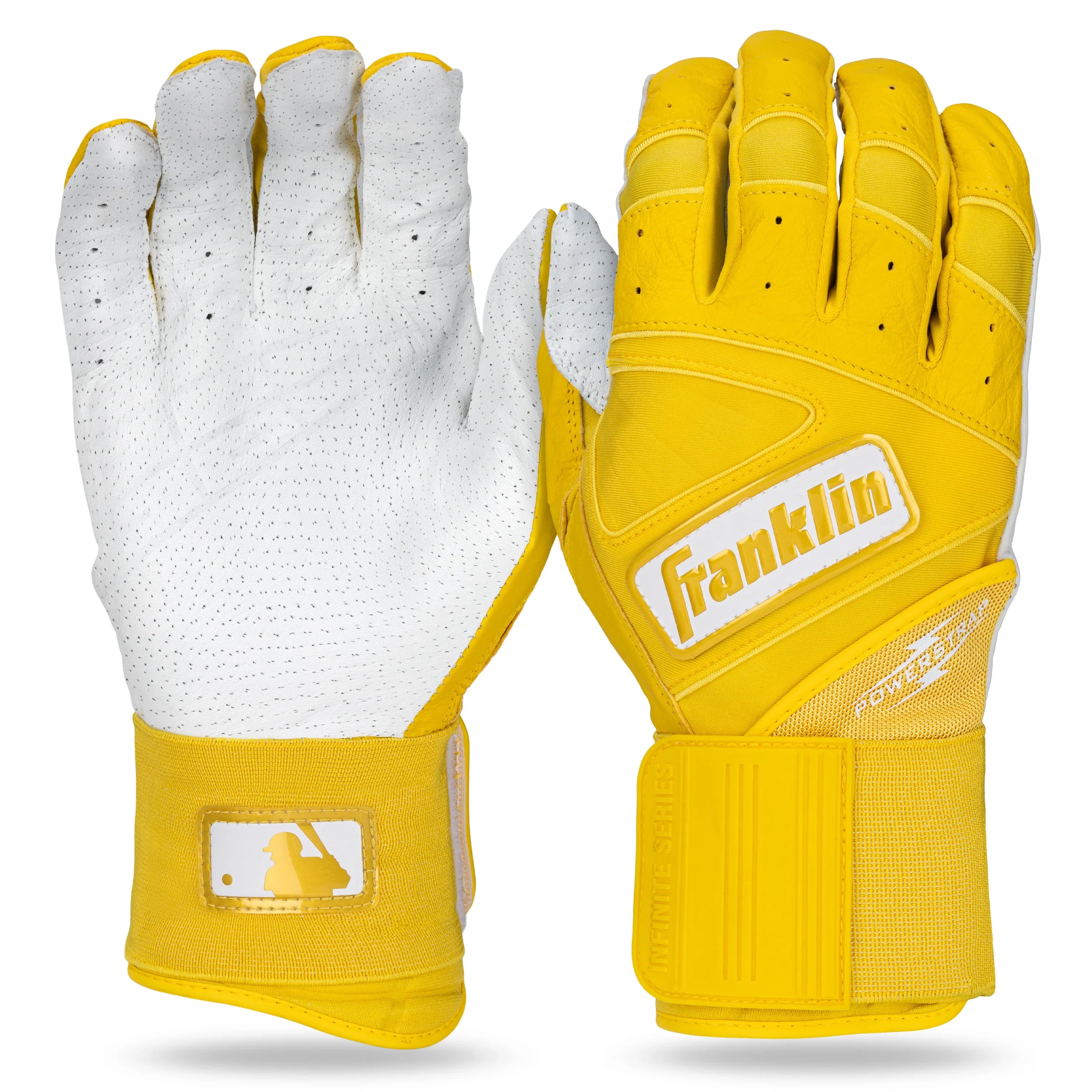 Franklin Powerstrap Infinite Series Batting Gloves for Baseball & Softball - Senior Size (2025) - Perfect for Training, Games & Practice Sessions