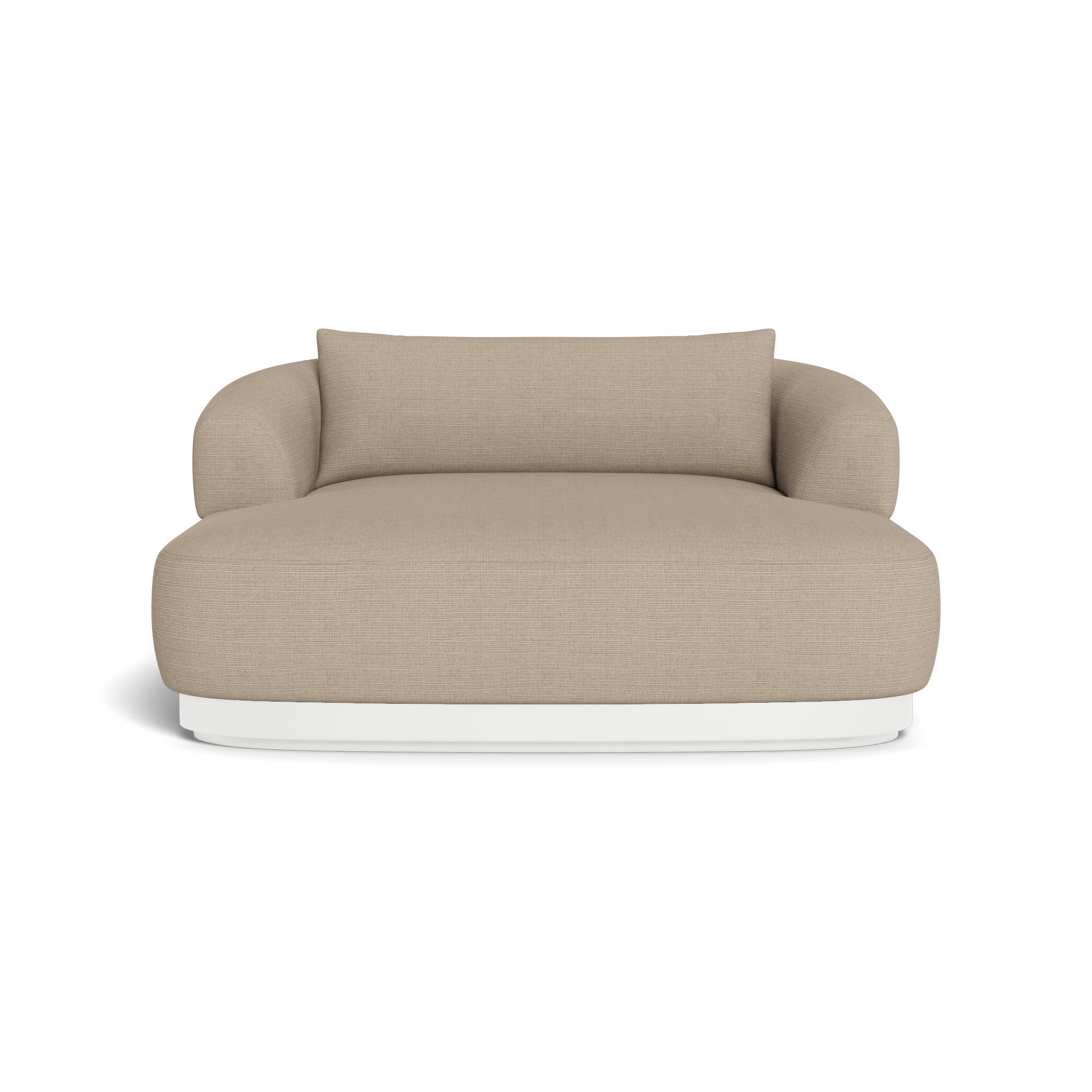 Amalfi Daybed - Modern Outdoor Patio Lounge Chair for Poolside, Garden, and Backyard Relaxation