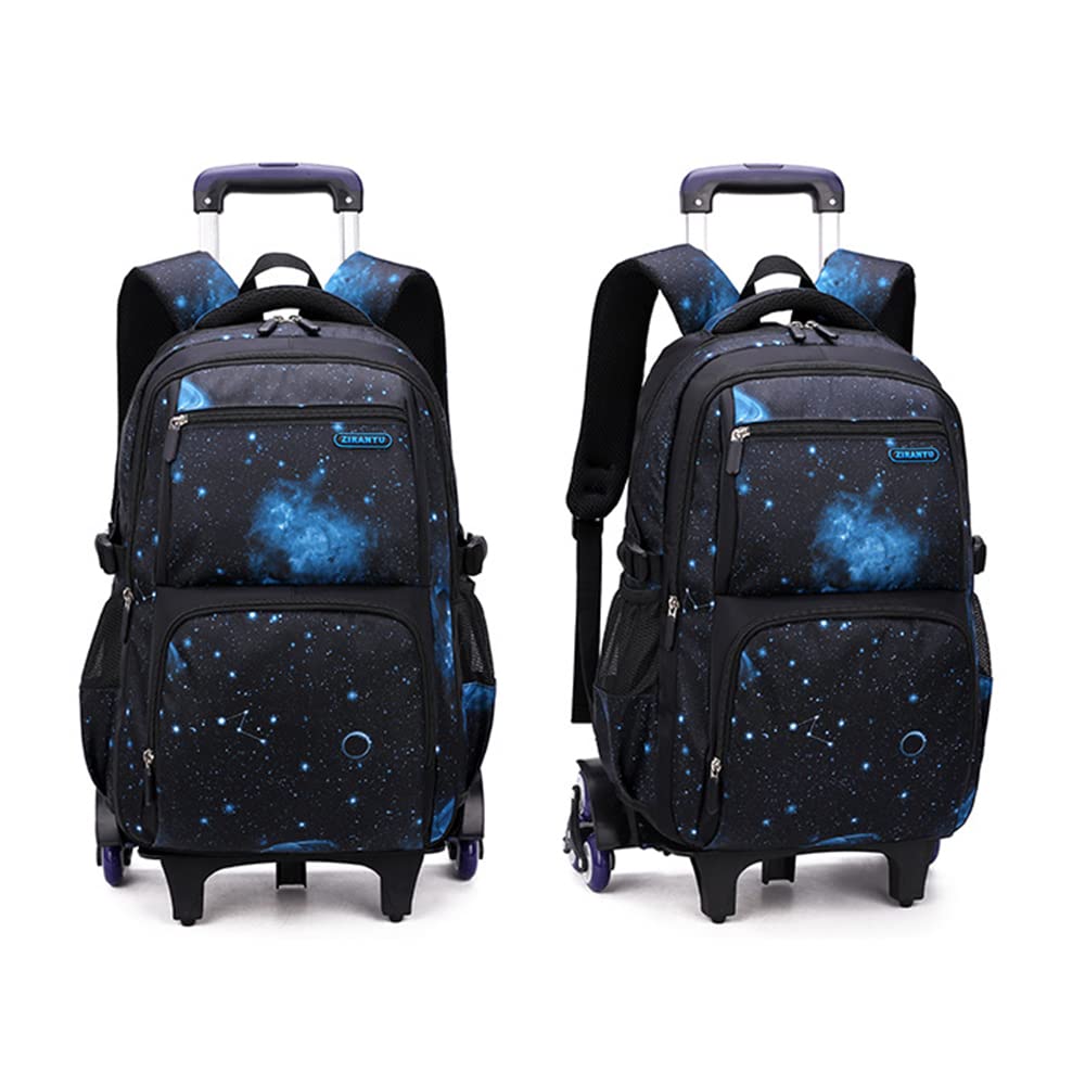 **Kids Rolling Backpack with Wheels - Durable Wheeled School Backpack for Boys & Girls, Includes Lunch Bag & Pencil Case - Perfect for Travel, School & Daily Use**