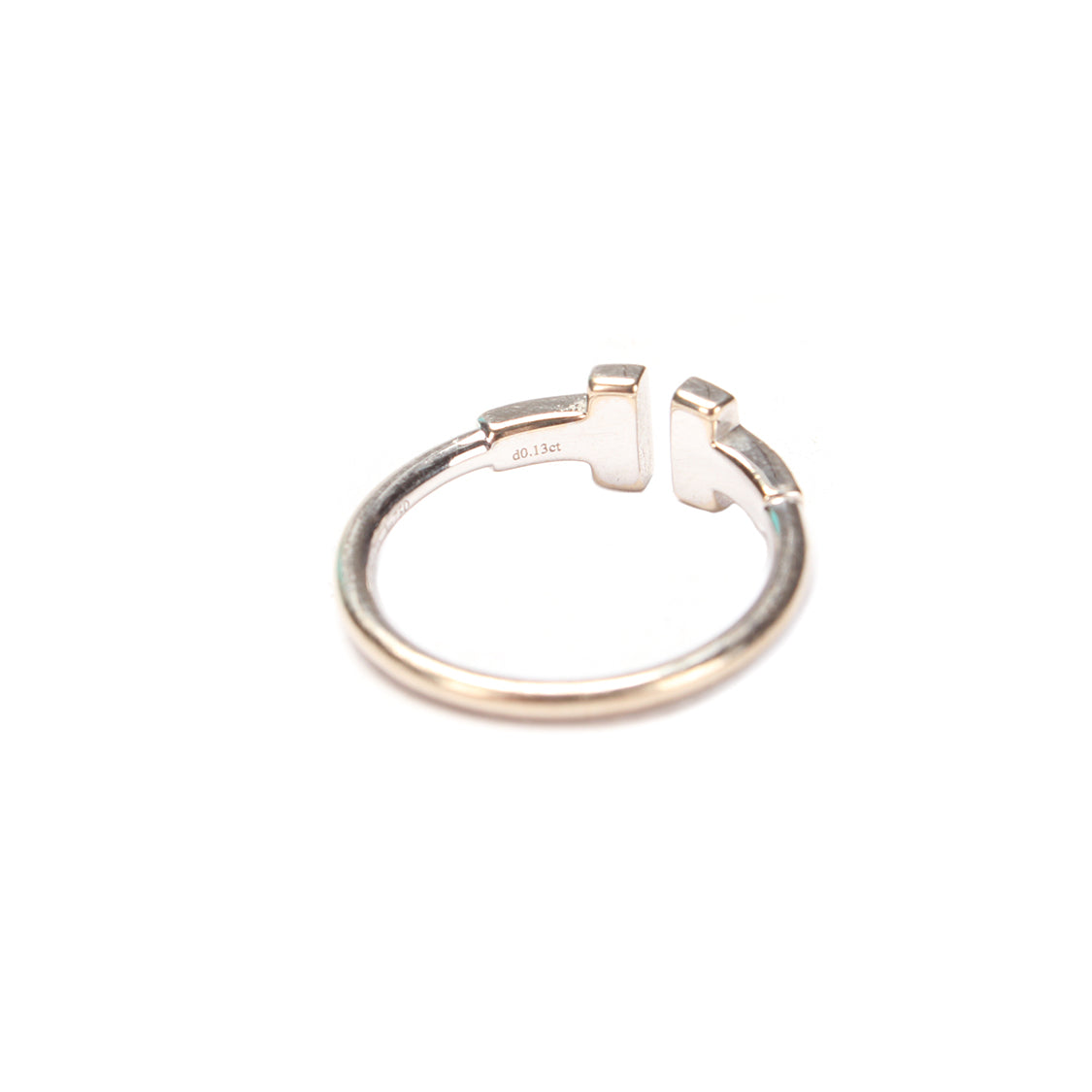 18K Gold T Wire Diamond Ring for Women - Elegant Stackable Wedding Band, Anniversary Gift, Everyday Jewelry for Special Occasions