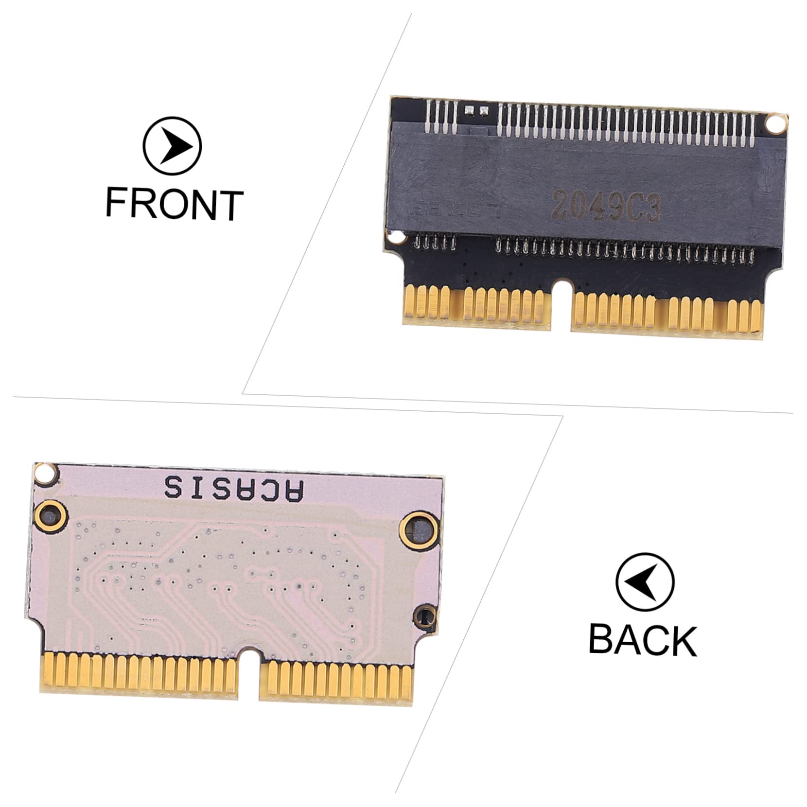HOMSFOU State Drive Adapter SSD Adapter Card PCB for Laptop Pro Computer, Enhanced Performance for Gaming and Professional Use