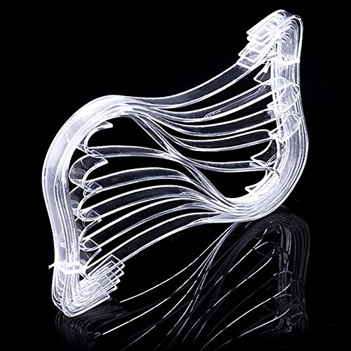 20Pcs Clear Sandal Shoe Display Stands - Shoe Supports & Shaper Forms for Retail Stores & Home Organization - Perfect for Shoe Store Displays, Closet Storage & Travel Packing