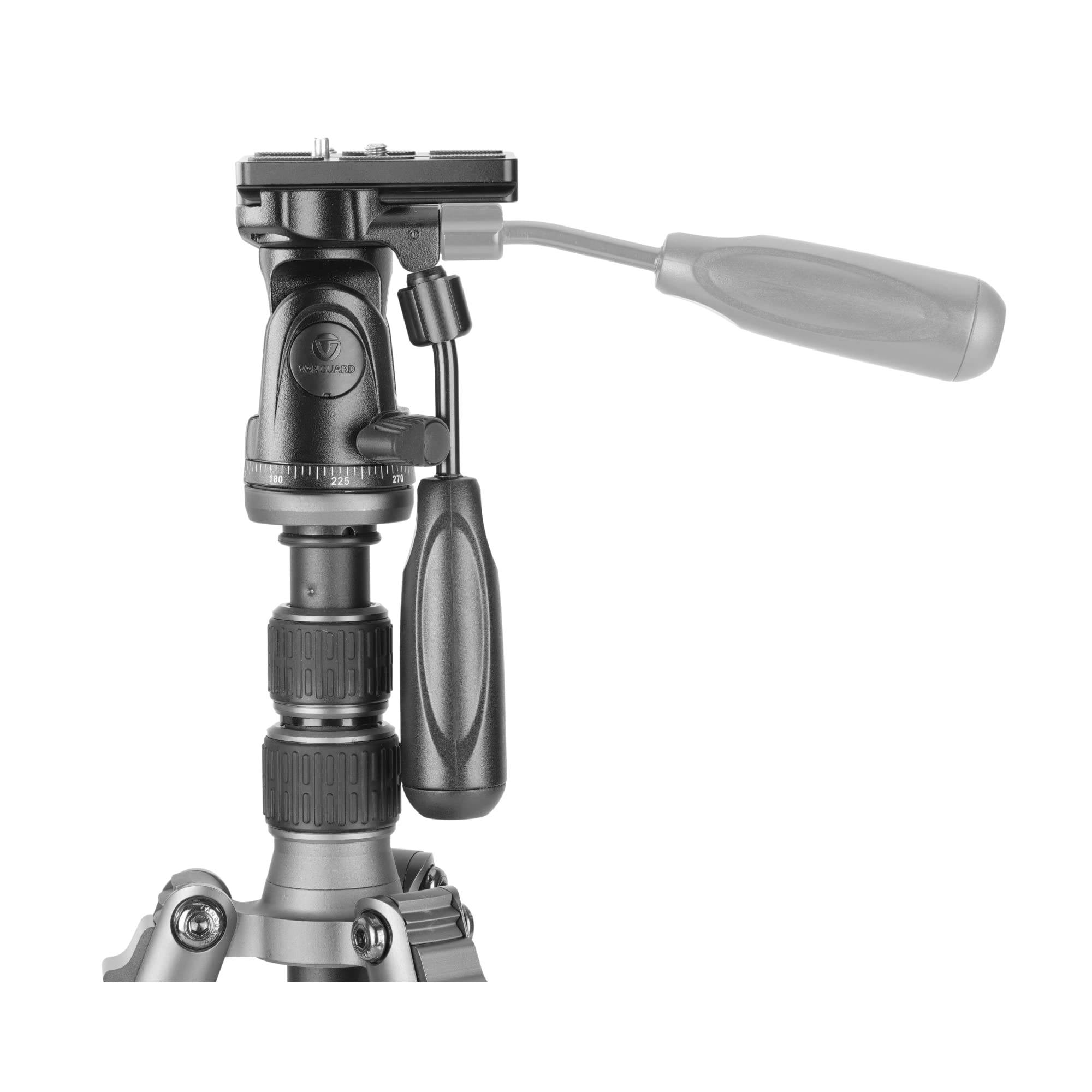 Vanguard VEO 3GO 235AP Aluminum Travel Tripod with 2-Way Pan Head - Lightweight Compact Tripod for Travel Photography, Vlogging & Outdoor Adventures