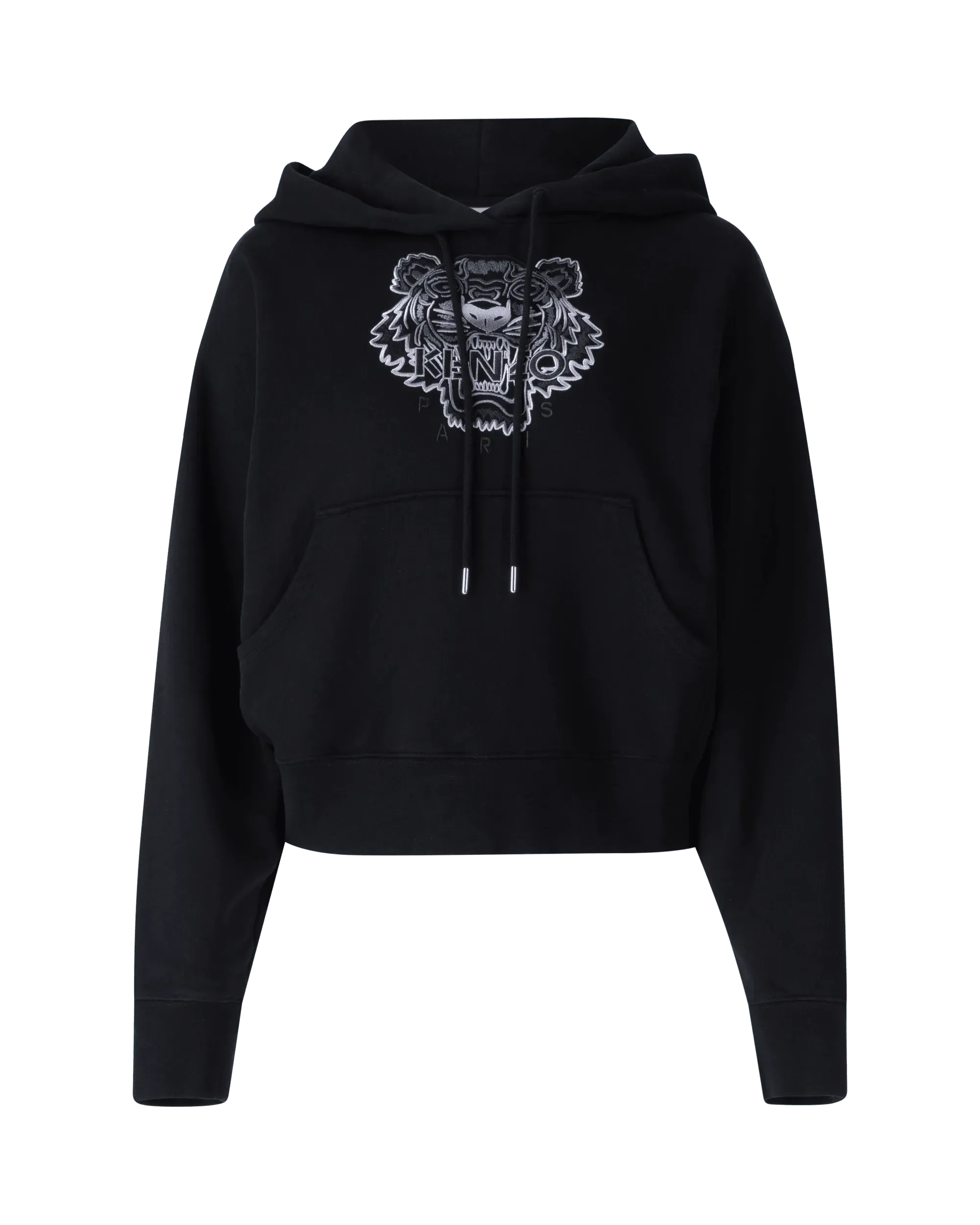 Gradient Tiger Print Fleece Hoodie for Men & Women - Cozy Winter Pullover for Outdoor Activities & Casual Wear