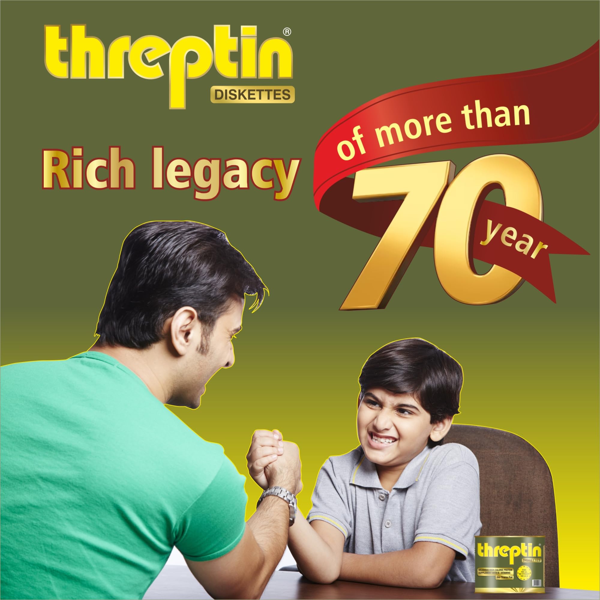 Threptin Protein Diskettes - High Protein Healthy Snacks for Men & Women (275g) | Casein Protein Enriched with Essential Vitamins, Minerals & Antioxidants | Vanilla Flavor | 100% Vegetarian | Perfect for Gym, Work & On-the-Go Nutrition