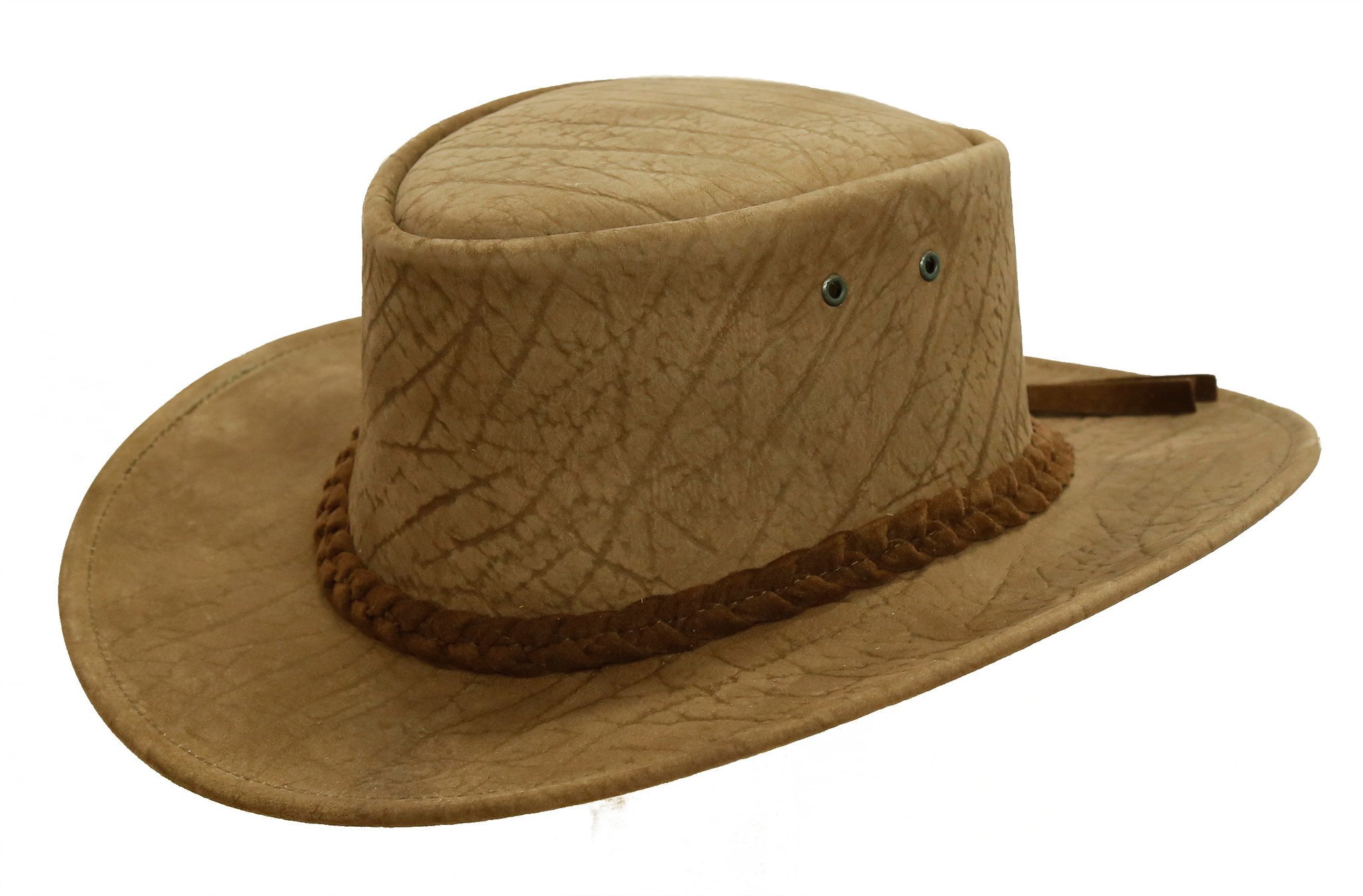 KAKADU Traders Colonial Leather Hat for Men & Women - Vintage Style Cowboy Hat for Outdoor, Western, and Costume Events