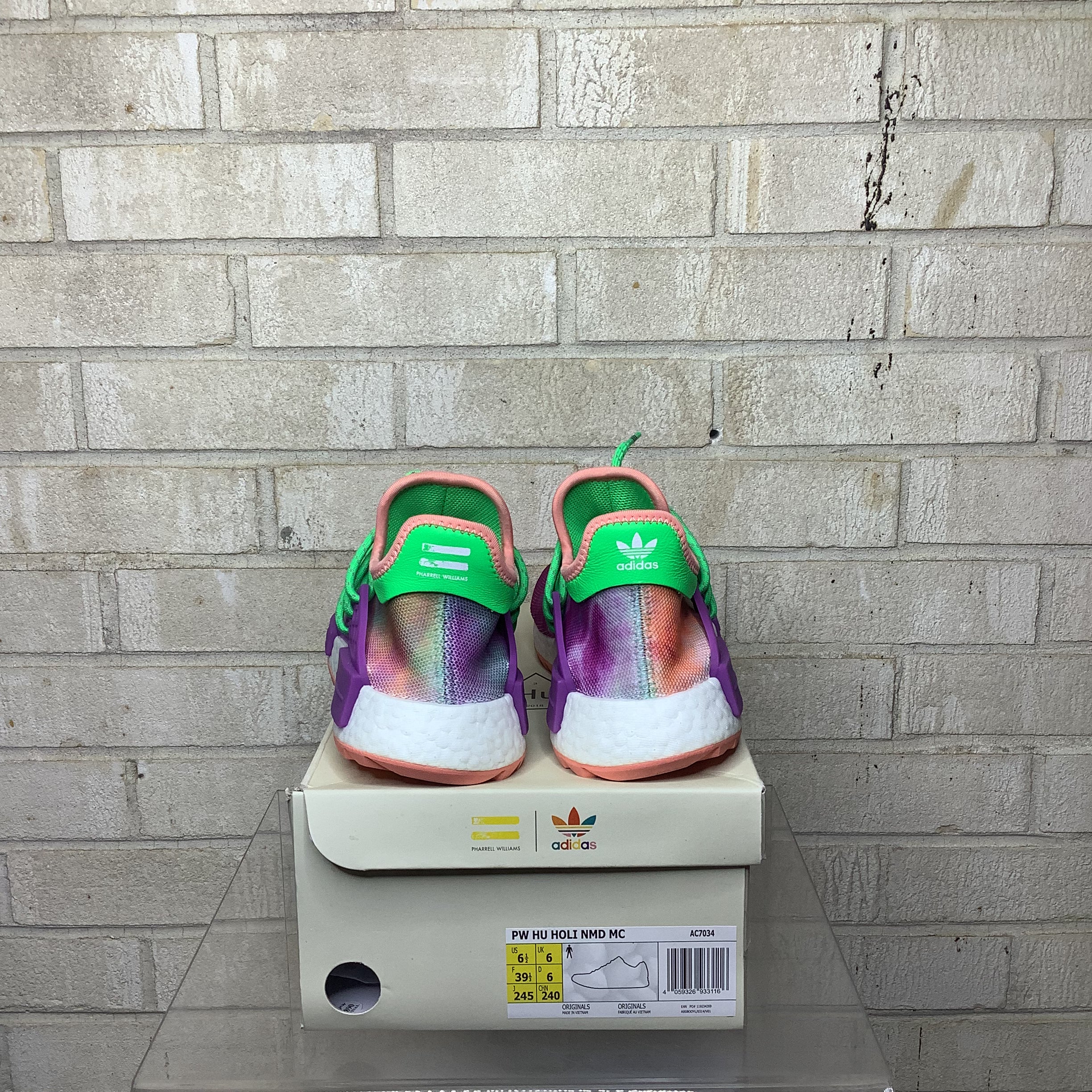 Adidas Human Race NMD Pharrell Williams Holi Festival Sneakers - Size 6.5 (AC7034) | Running, Casual Wear & Street Style Fashion for Men