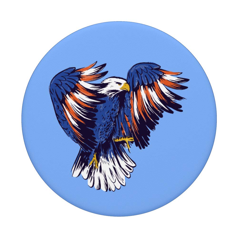 American Flag PopSockets - Patriotic USA Swappable PopGrip for Phones & Tablets - Perfect for 4th of July, Veterans Day & Everyday American Pride