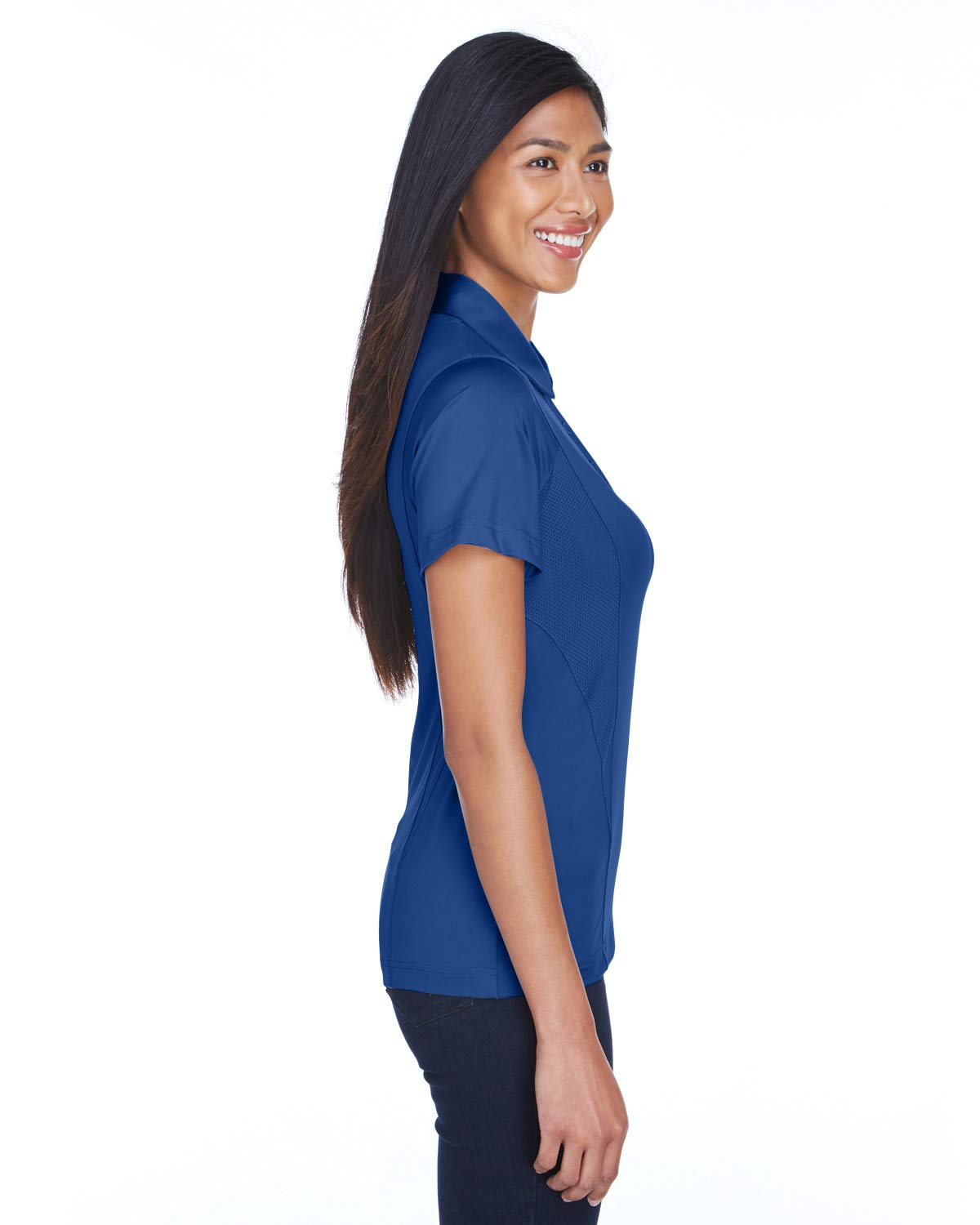 TEAM 365 Women's Performance Polo Shirt - Moisture Wicking, Breathable & Comfortable for Golf, Tennis & Workouts (Sport Royal, XS) - Perfect for Active Women & Athletes