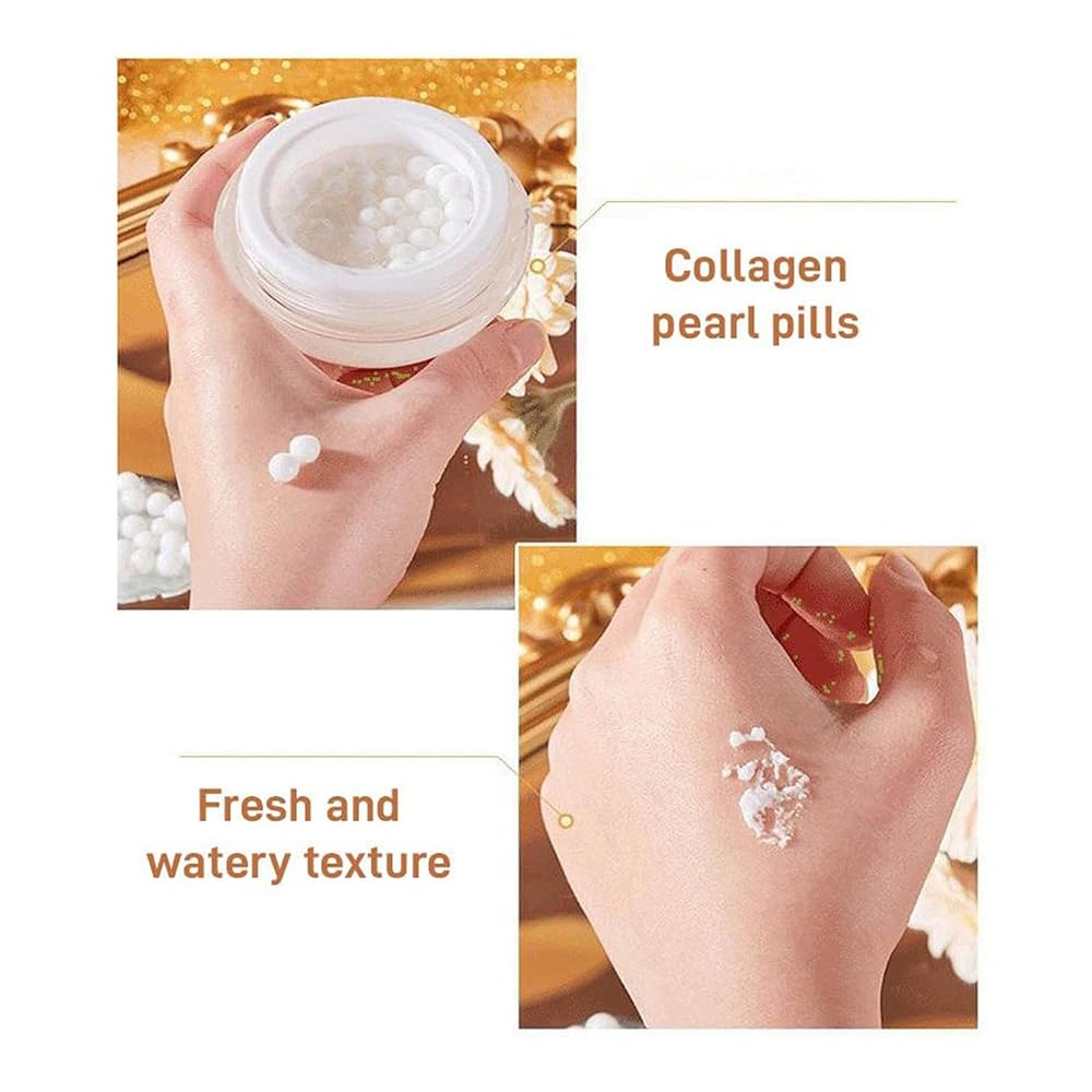 **Sxcs Recombinant Collagen Filling Cream – Anti-Aging Face Cream with Korean Pearl Extract, Wrinkle Reducer & Skin Rejuvenation – Perfect for Daily Hydration & Night Repair (1pc)**    *(Use Case: Ideal for reducing fine lines, plumping skin, and restoring youthful glow – great for both day and night skincare routines.)*