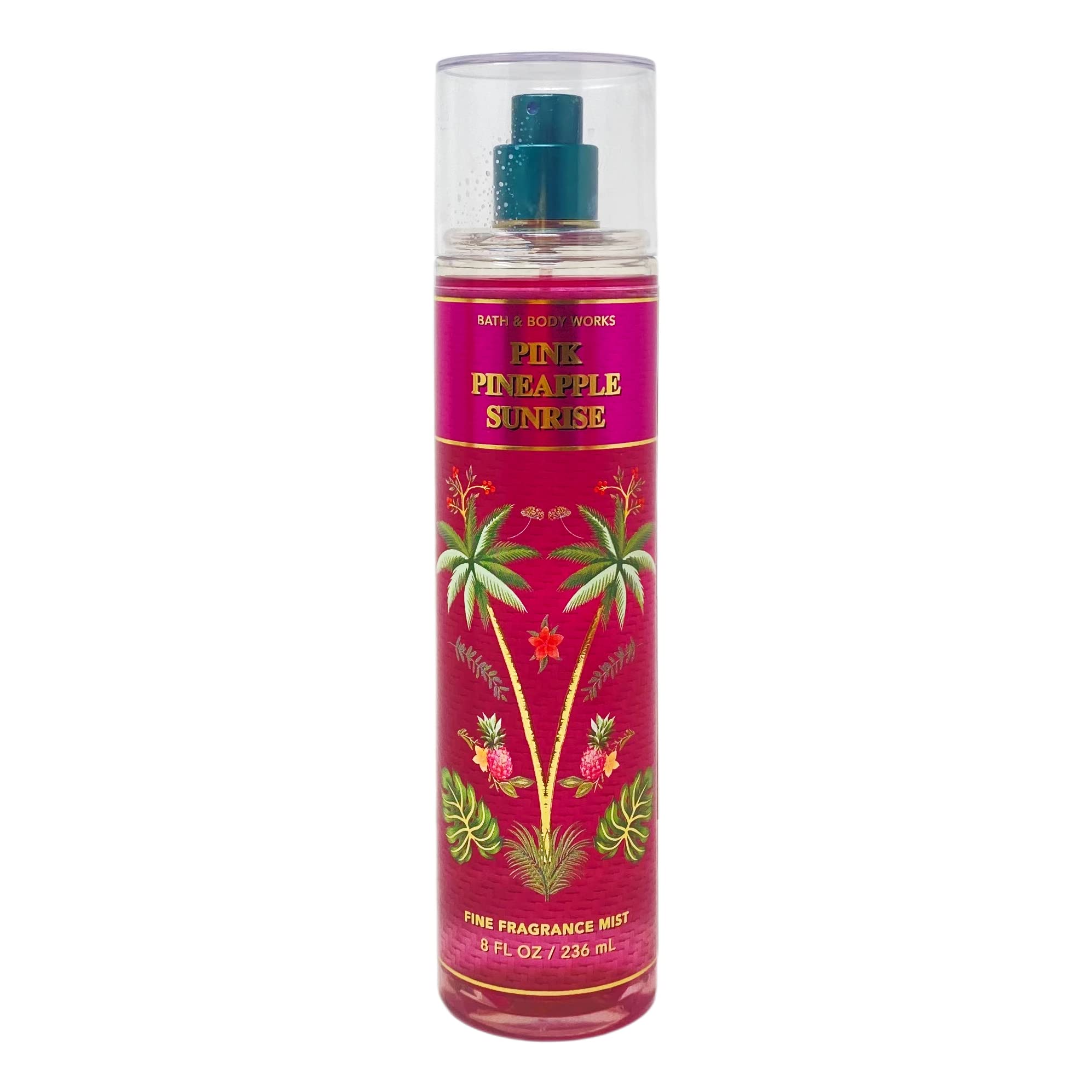Pink Pineapple Sunrise Trio Gift Set - Fragrance Mist, Body Lotion & Shower Gel for Women | Tropical Summer Scent | Perfect for Gifts, Self-Care & Vacation Essentials