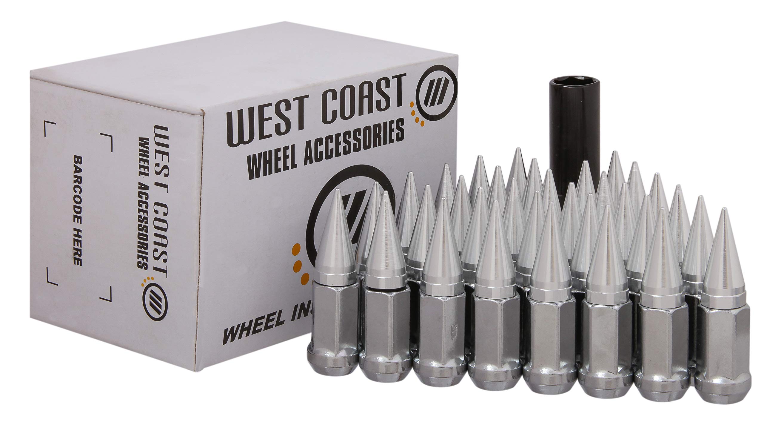 West Coast Accessories W56015SPK Wheel Lug Nut & Install Kit - Complete Set for Car, Truck & SUV Wheel Installation & Maintenance - Perfect for DIY Repairs, Auto Shops & Roadside Emergencies
