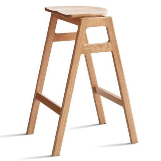 19.2х15.7х27.1 inch / 49х40х69cm / Natural wood color / bar stool