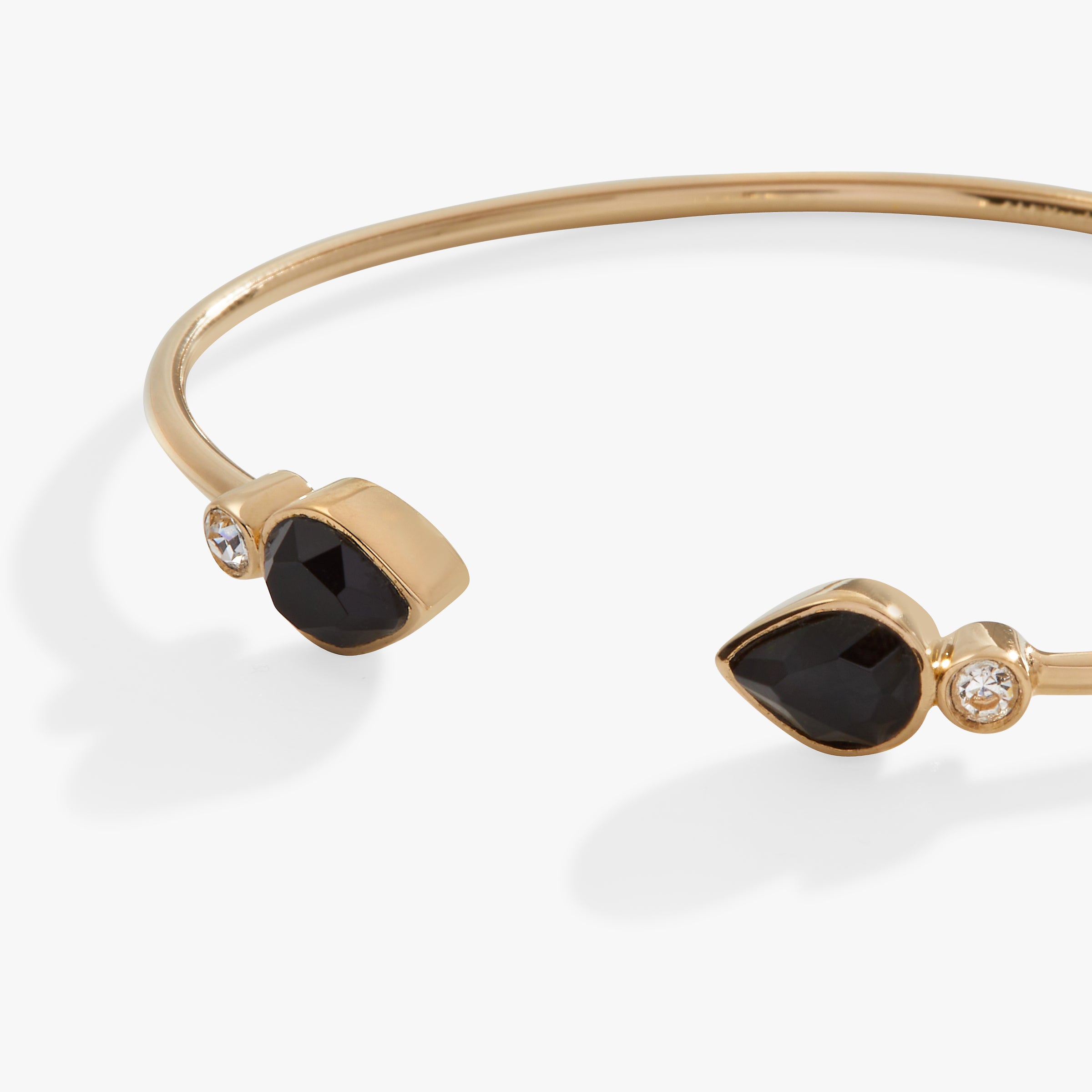 Black Onyx Cuff Bracelet for Women - Elegant Adjustable Bangle with Healing Stone - Perfect for Meditation, Yoga & Spiritual Jewelry Gifts