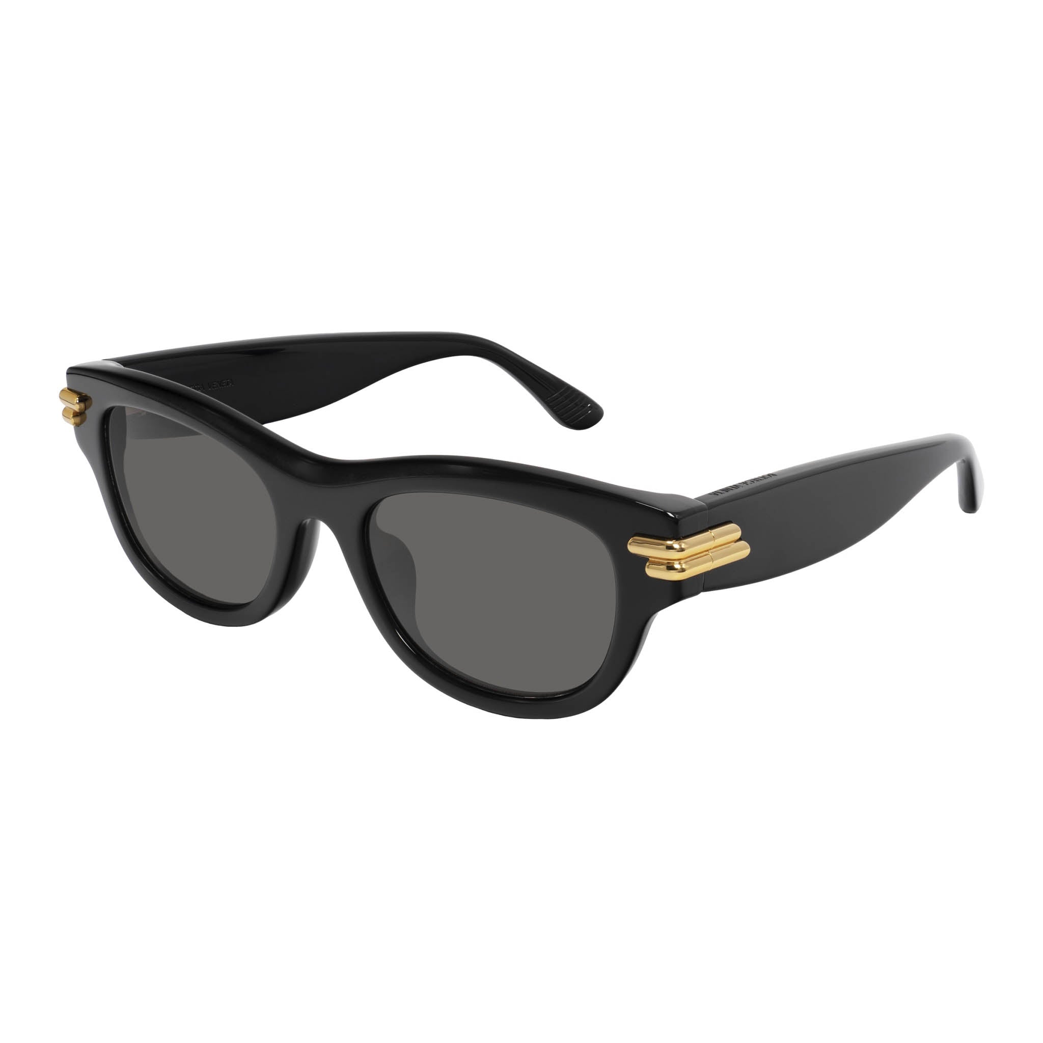 Bottega Veneta BV 1323 001 Black Gold Sunglasses - Luxury Designer Shades for Women & Men - Perfect for Outdoor Activities, Travel & Fashion Statements