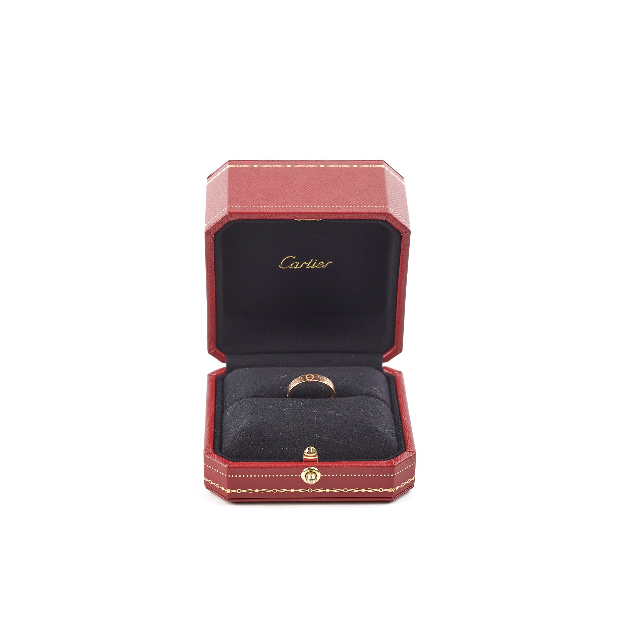 Cartier Love Wedding Band Ring - 18K Pink Gold, Size 48 - Luxury Bridal Jewelry for Engagement, Anniversary & Special Occasions