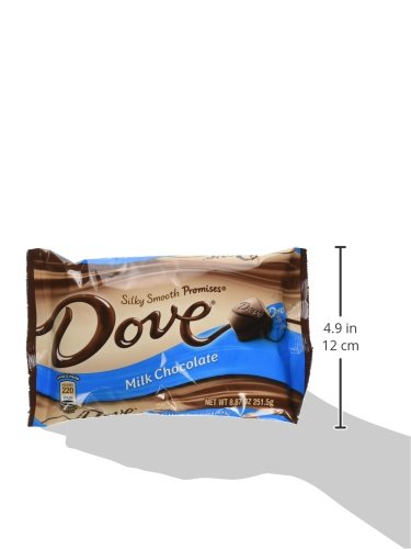 DOVE PROMISES Milk Chocolate Candy - 8.87 Oz Bag (Pack of 12) | Individually Wrapped Chocolate Candies for Gifts, Parties & Everyday Snacking | Rich & Creamy Chocolate Treats for Holidays, Birthdays & Office Desserts