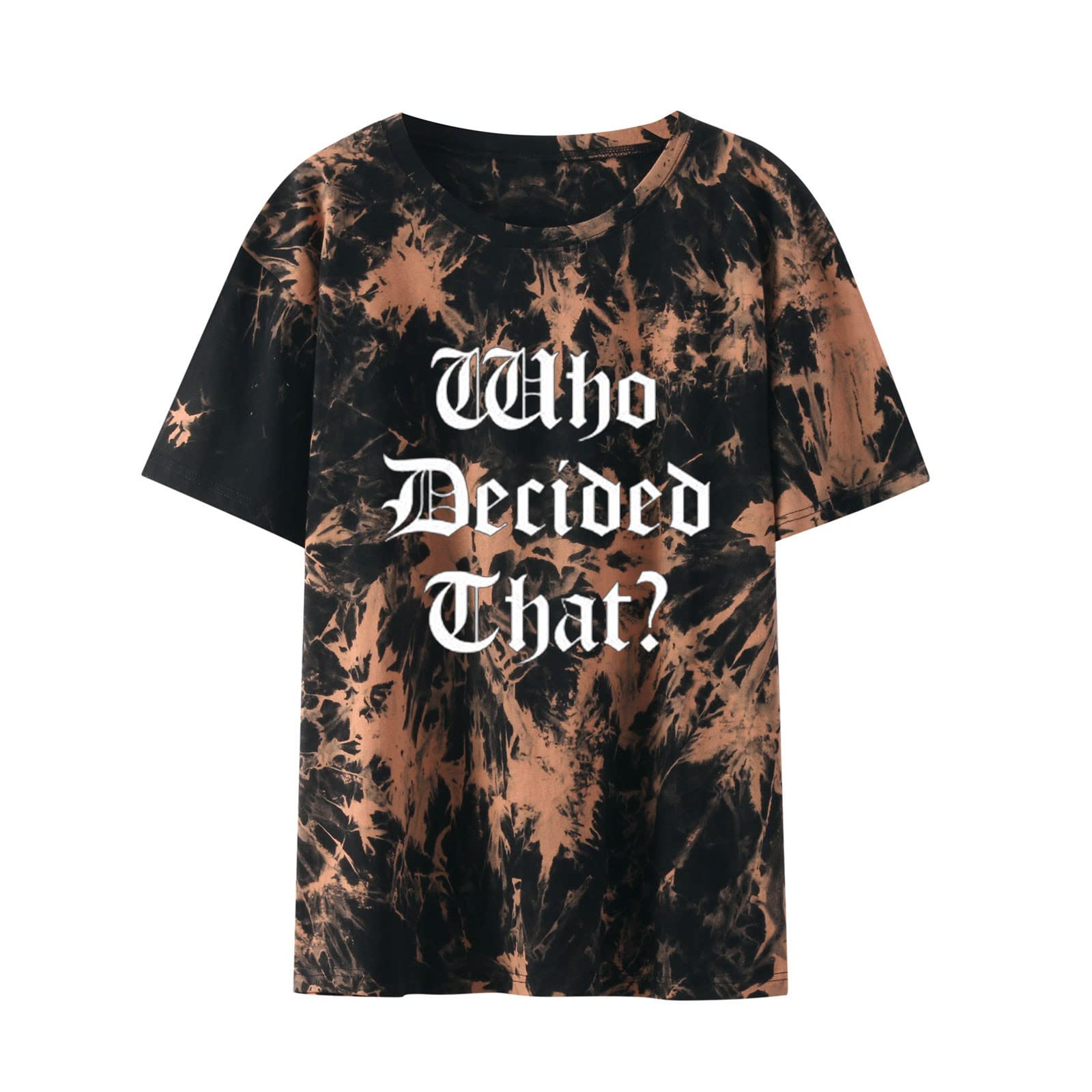Women's Casual T-Shirts - Summer Cute Printed Tee, Loose Fit Plus Size Short Sleeve Blouse, Comfortable Tunic Top for Everyday Wear, Outings & Vacation