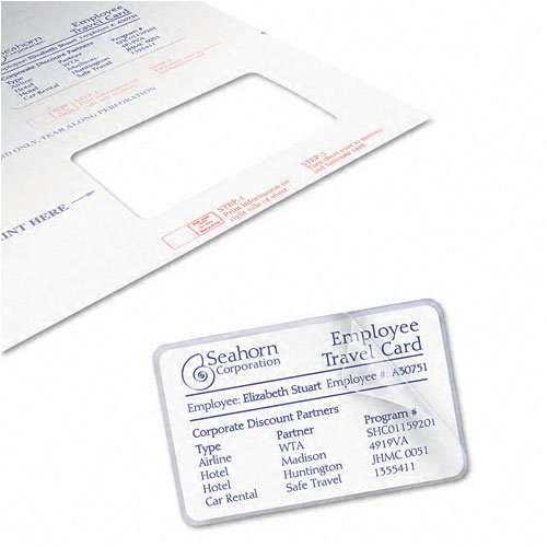 Avery Laminated ID Cards 2 x 3.25 Inches - 60 Pack (2 Boxes of 30) for Laser & Inkjet Printers | Perfect for Employee Badges, School IDs & Event Credentials