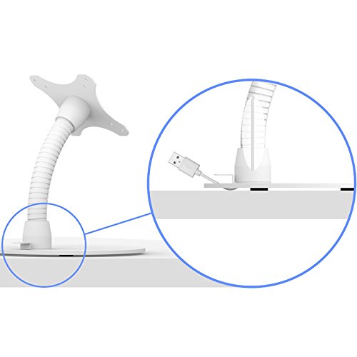 VidaMount White iPad Stand Bundle - Adjustable Portable Holder for iPad Pro 11