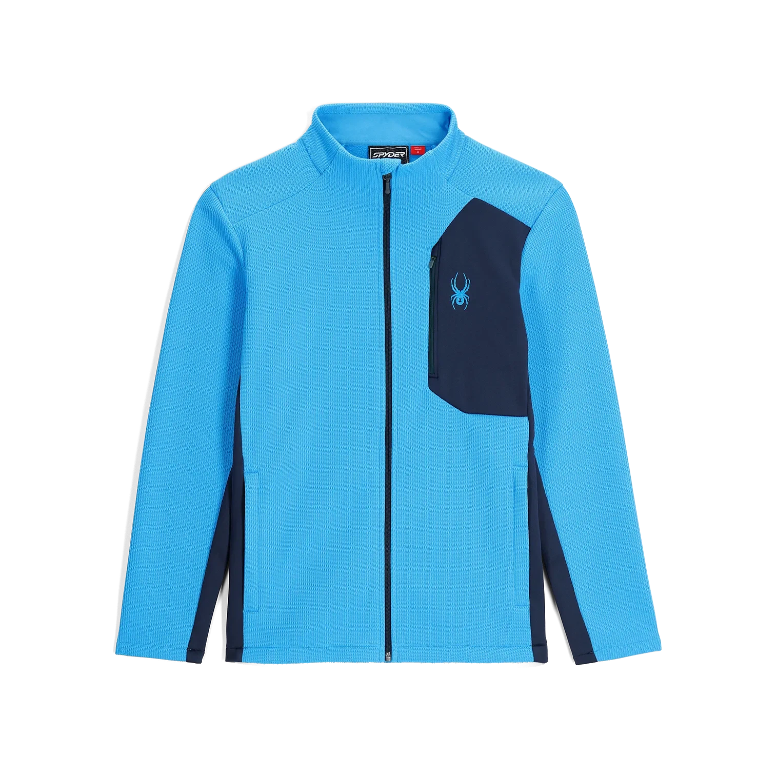 Spyder Men's Bandit Fleece Jacket 2025 - Lightweight Warm Winter Coat for Skiing, Hiking & Outdoor Activities