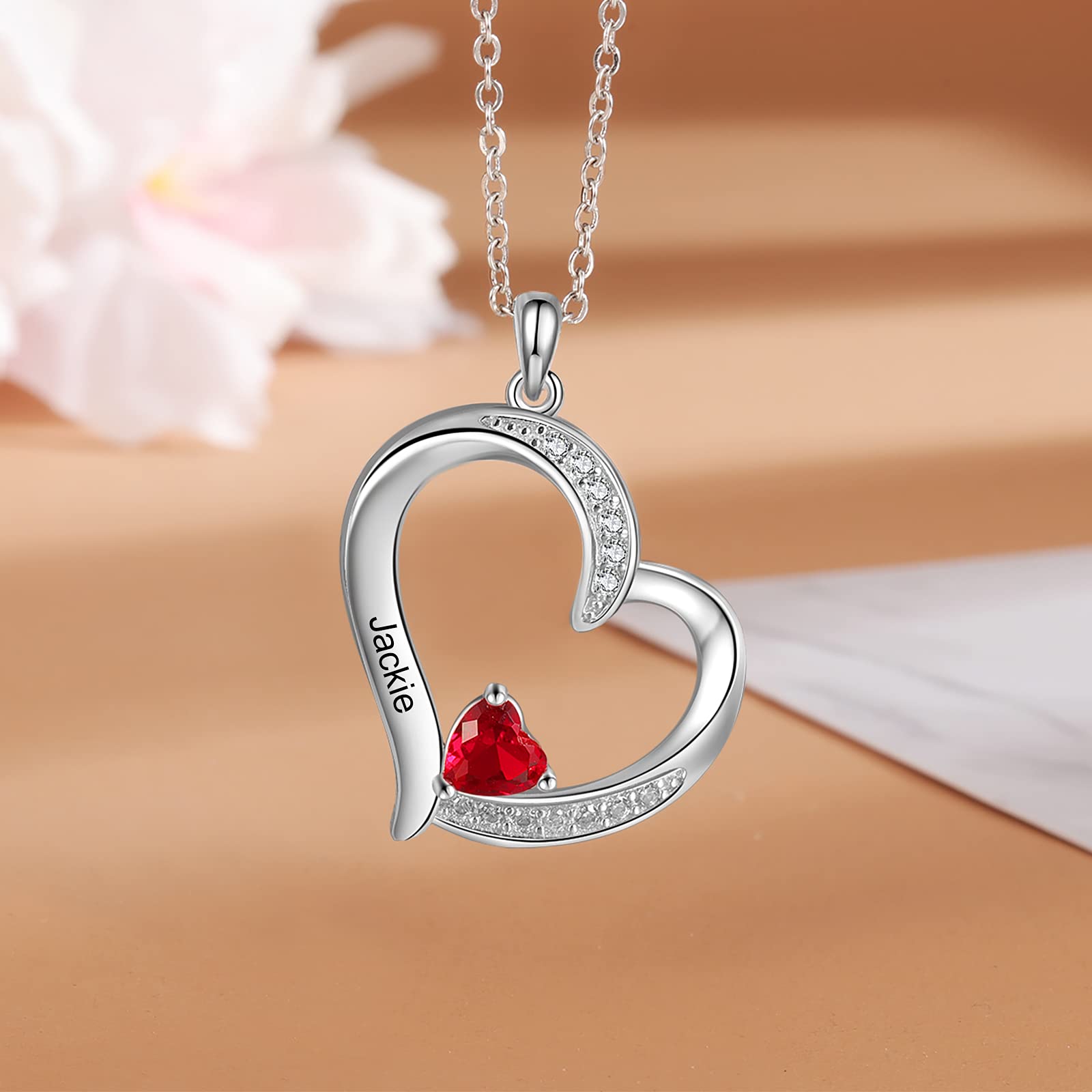 Custom Personalized Mothers Necklace for Women - Birthstone Name Necklace Gift for Mom, Grandma, Wife & Daughter | Perfect for Mother's Day, Birthday & Anniversary Gifts