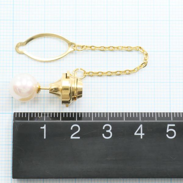 18K Yellow Gold Pearl Pin Brooch - Elegant Alloy Jewelry for Women, Perfect for Weddings, Parties & Special Occasions