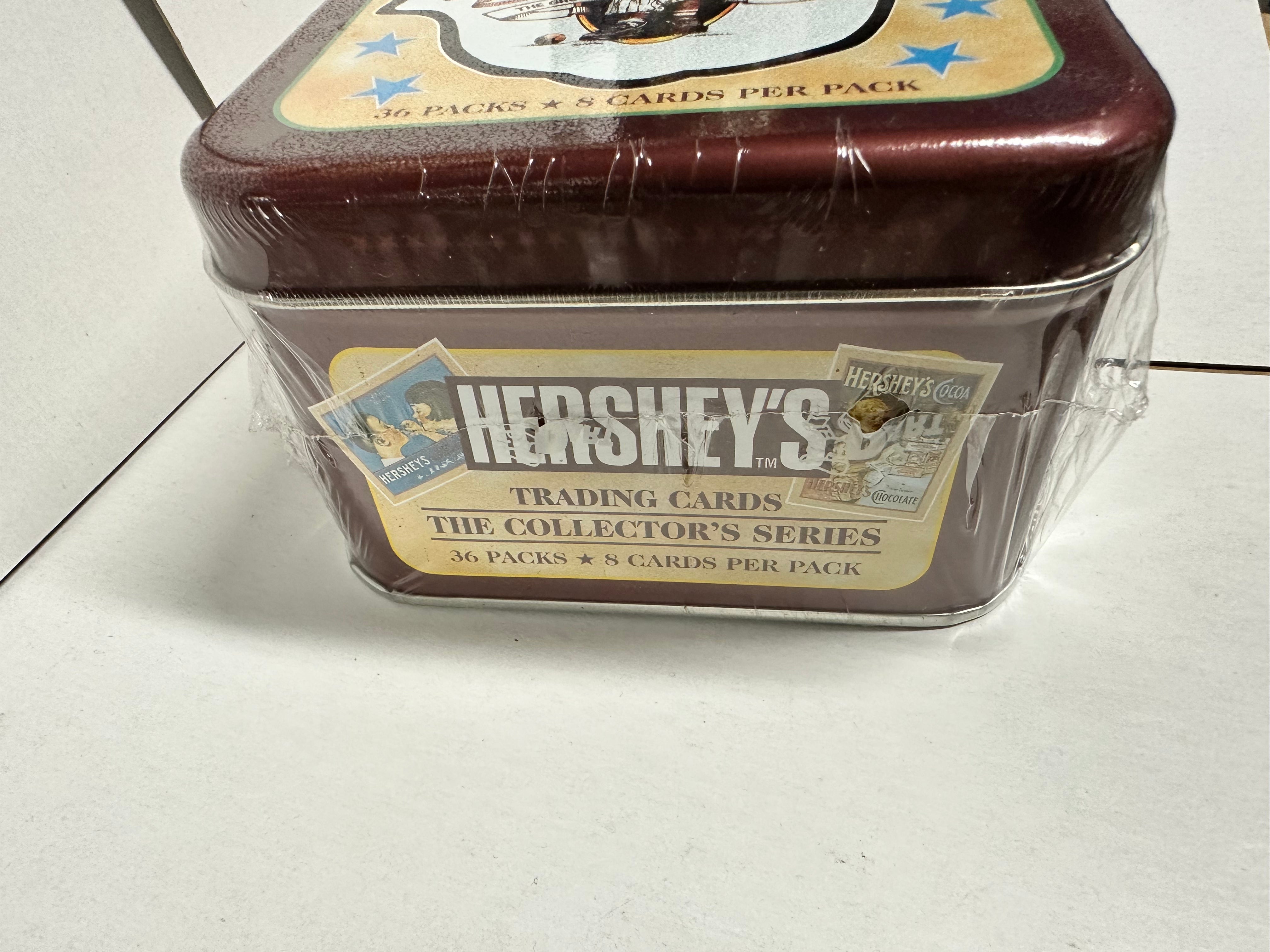 Hershey's Chocolate Cards 36 Packs - Vintage 1995 Factory Sealed Tin Collectible | Perfect for Nostalgic Gifts, Candy Collectors & Retro Party Favors