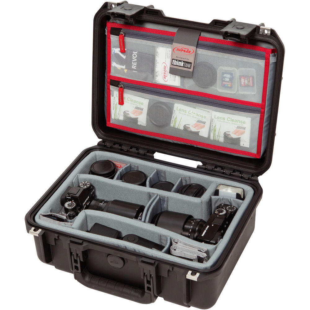 SKB iSeries 1510 6 Case with Think Tank Photo Dividers & Lid Organizer - Durable Protective Hard Case for Camera Equipment, Electronics & Gear - Perfect for Travel, Storage & Professional Photography