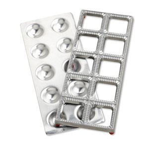 Palmer Large Ravioli Mold - Stainless Steel Pasta Maker for Homemade Ravioli, Tortellini & Dumplings - Perfect for Italian Cooking, Pasta Making & Kitchen DIY Projects