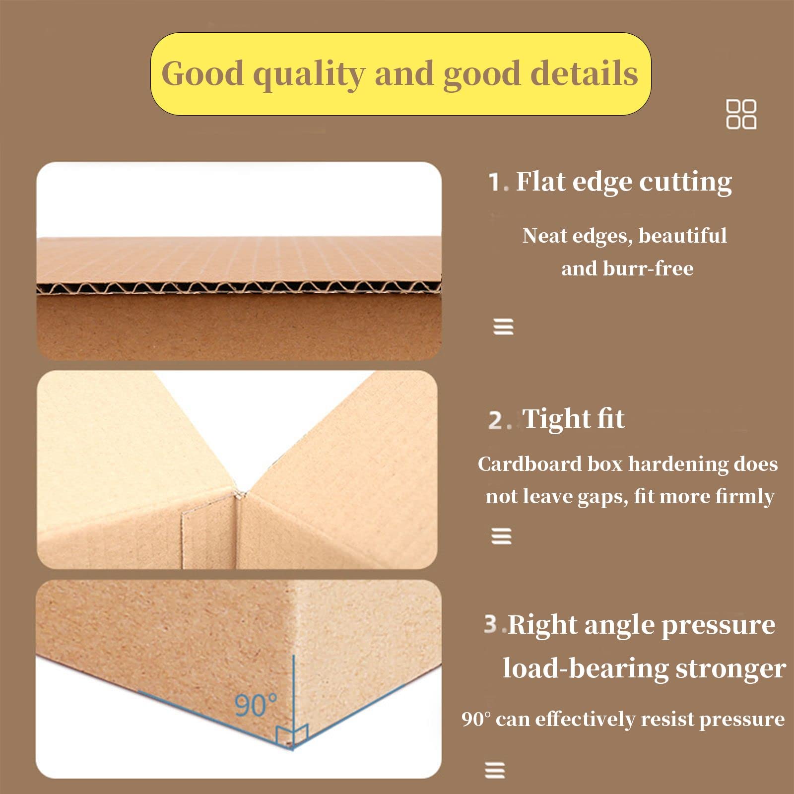 8x6x4 Brown Corrugated Shipping Boxes - 26 Pack Small Literature Mailers for Secure Cargo Protection & Easy Encapsulation | Perfect for Ecommerce, Office Mail & Package Shipping