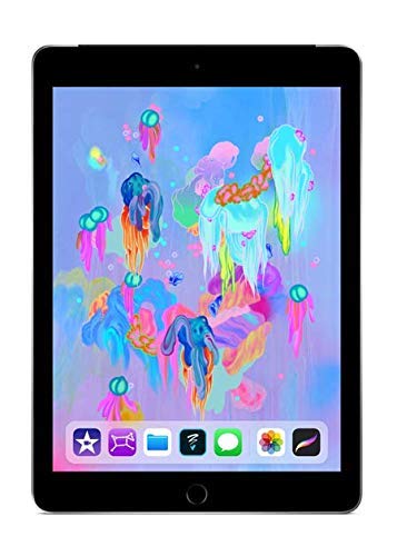 2018 Apple iPad 32GB Wi-Fi + Cellular Space Gray (Renewed) - Perfect for Work, Study & Entertainment on the Go