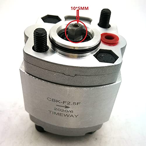 High Pressure Professional Grade Gear Pump - Hydraulic Oil Pump for CBK-F2.1F, CBK-F0.5F, CBK-F2.5F, CBK-F3.2F, CBK-F4.2F Models | Anticlockwise Rotation | Ideal for Car Tail Hydraulic Power Units & Industrial Machinery Applications