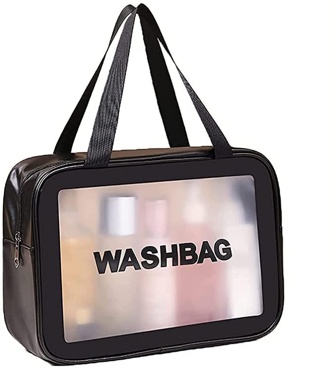 big black wash bag