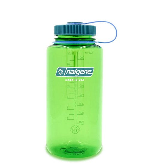 Nalgene 32oz Wide Mouth Water Bottle - BPA Free, Leak Proof & Durable for Outdoor, Gym & Travel | Sustainable Tritan Plastic