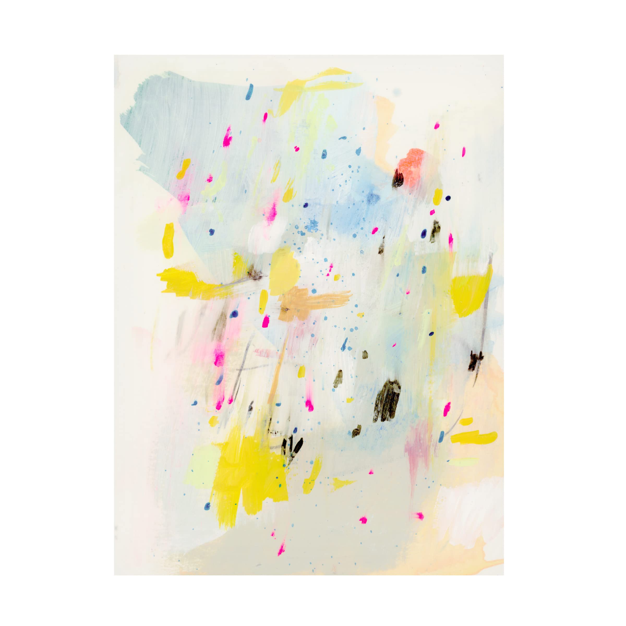 Victoria Barnes 'Sprinkle II' Canvas Wall Art Print - Modern Abstract Painting for Living Room, Bedroom & Office Decor | Trademark Fine Art Collection