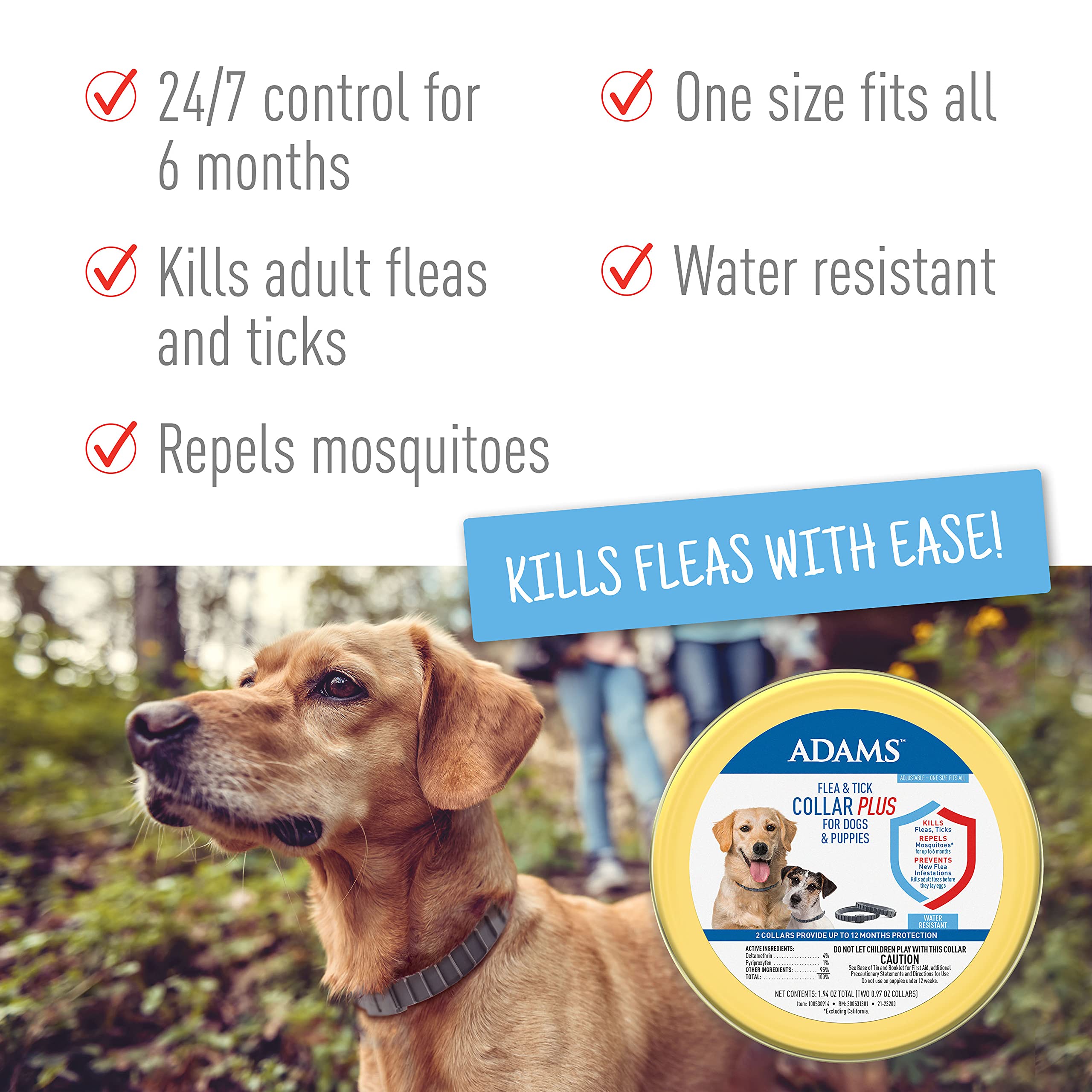 Premium Dog Collar & Shampoo Bundle for Pets - Comfortable Adjustable Collar with Matching Grooming Shampoo for Dogs & Puppies - Perfect for Bath Time, Training & Daily Walks