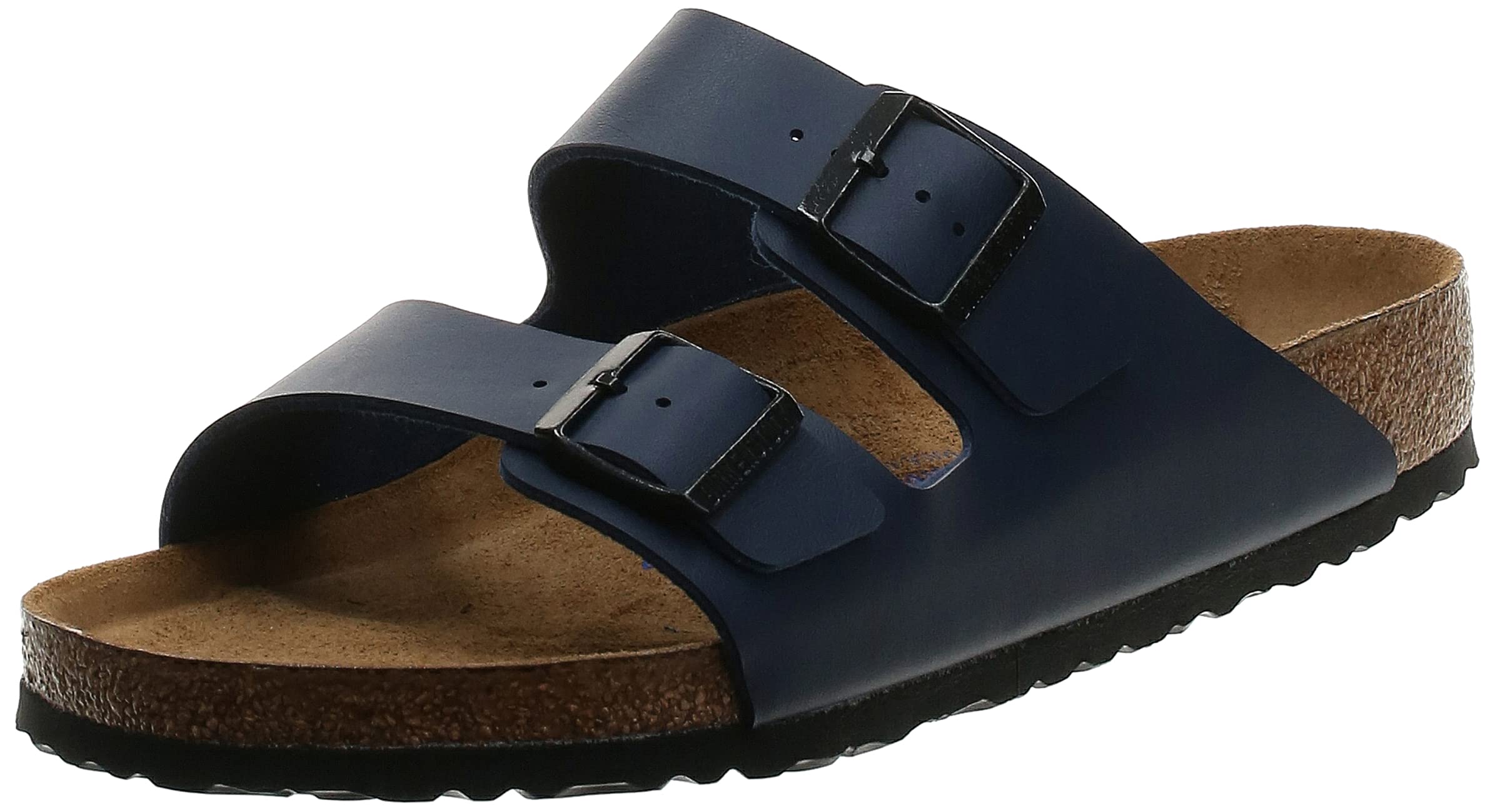 Birkenstock Unisex Arizona Navy Sandals | Comfortable Cork Footbed | Size 6-6.5 B(M) US Women | Perfect for Beach, Vacation & Casual Wear