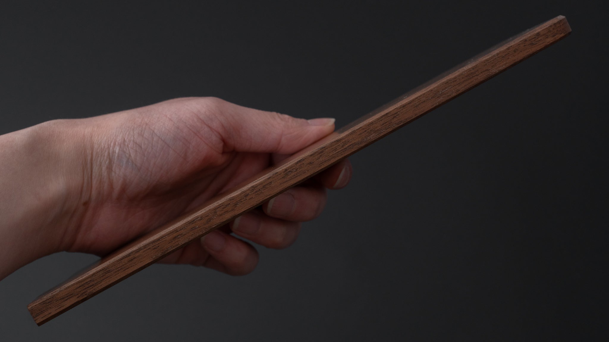 Hitohira WB Walnut Saya Nakiri Knife 180mm (3mm/Classic) - Japanese Chef Knife for Precision Vegetable Cutting, Sushi & Asian Cuisine