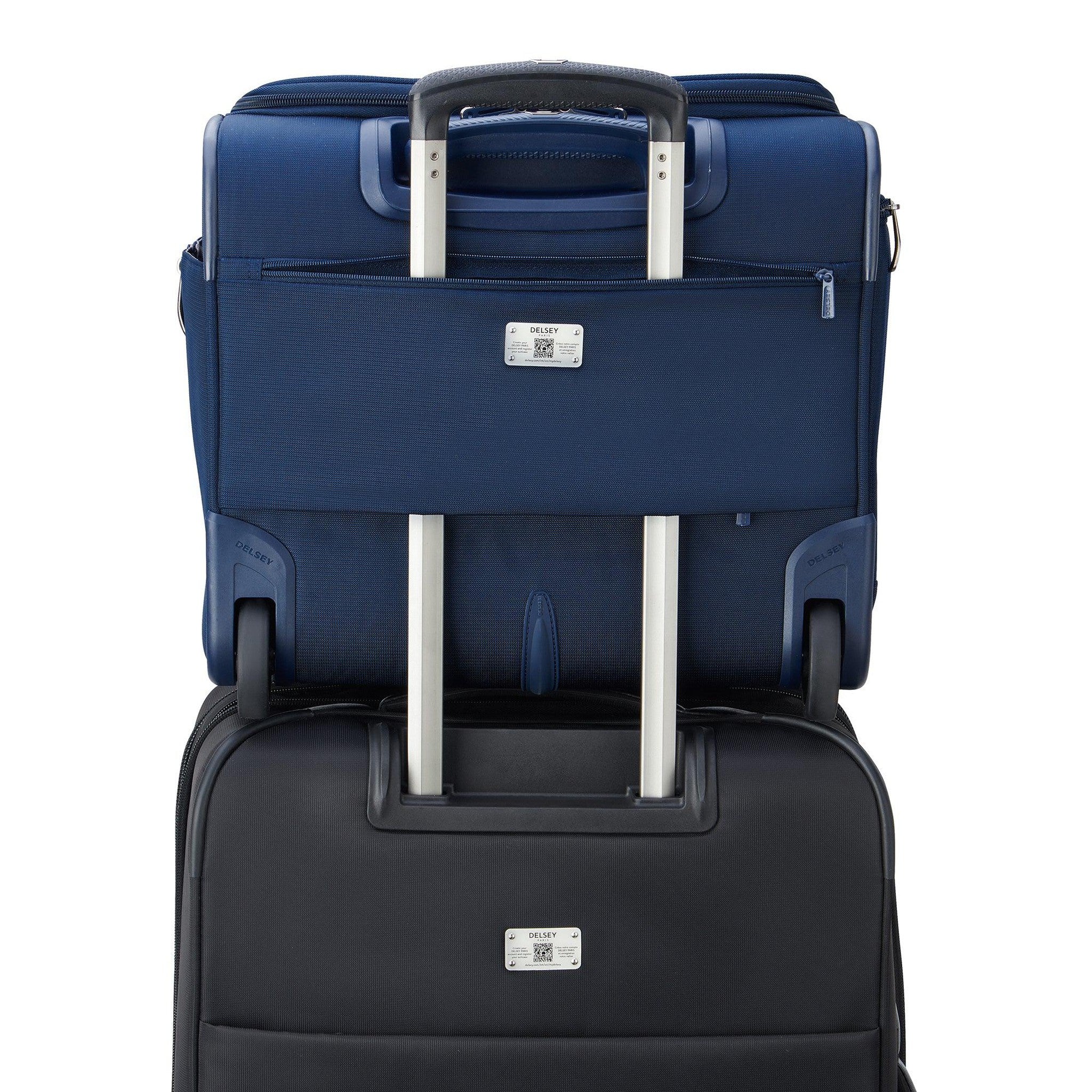 Delsey Helium DLX 2-Wheel Underseater Carry-On Luggage - Compact & Lightweight Airplane Travel Bag for Business Trips & Weekend Getaways