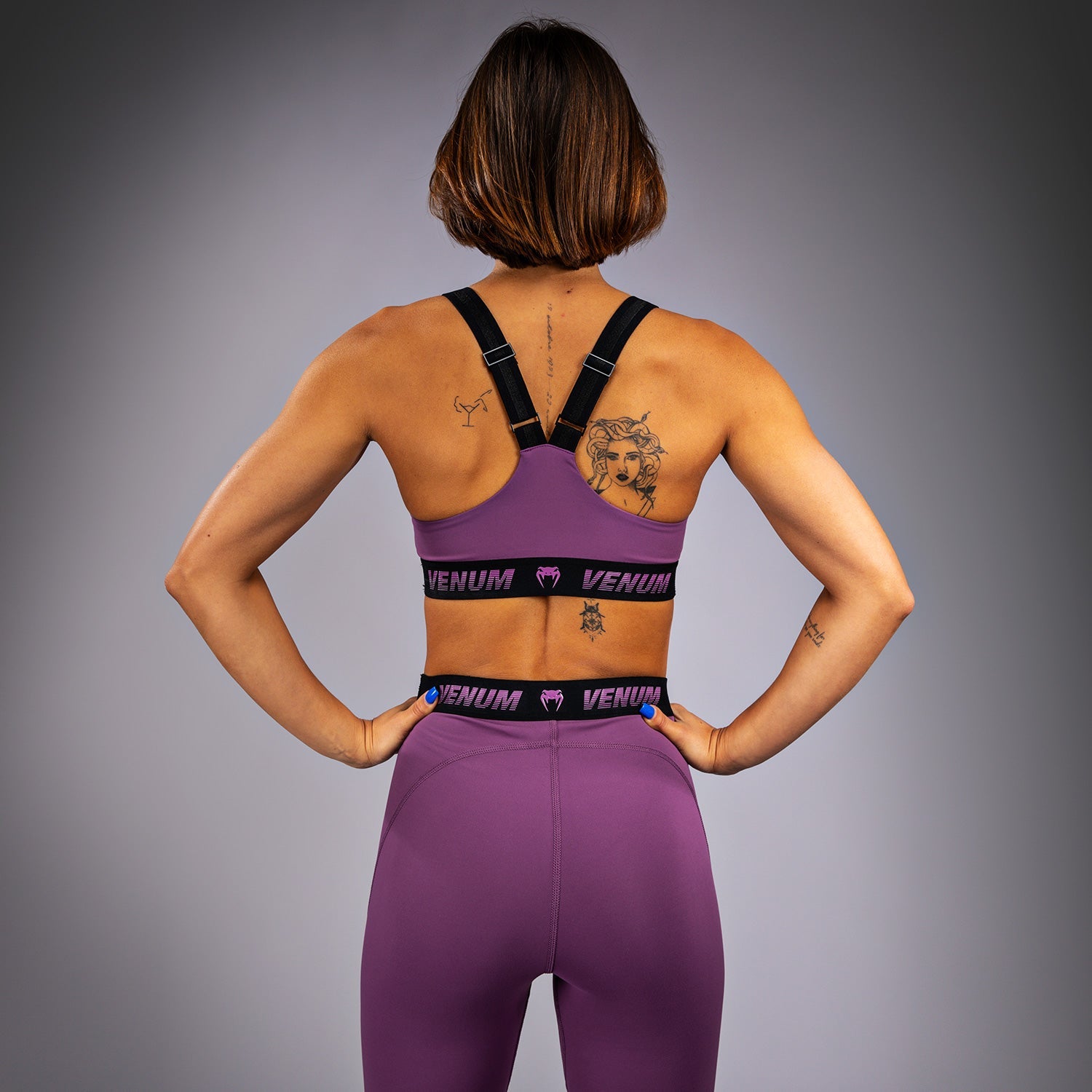 Venum Elevate Women's Sports Bra - Liliac Purple | High Support Workout Top for Running, Yoga & Gym | Moisture-Wicking & Breathable Activewear